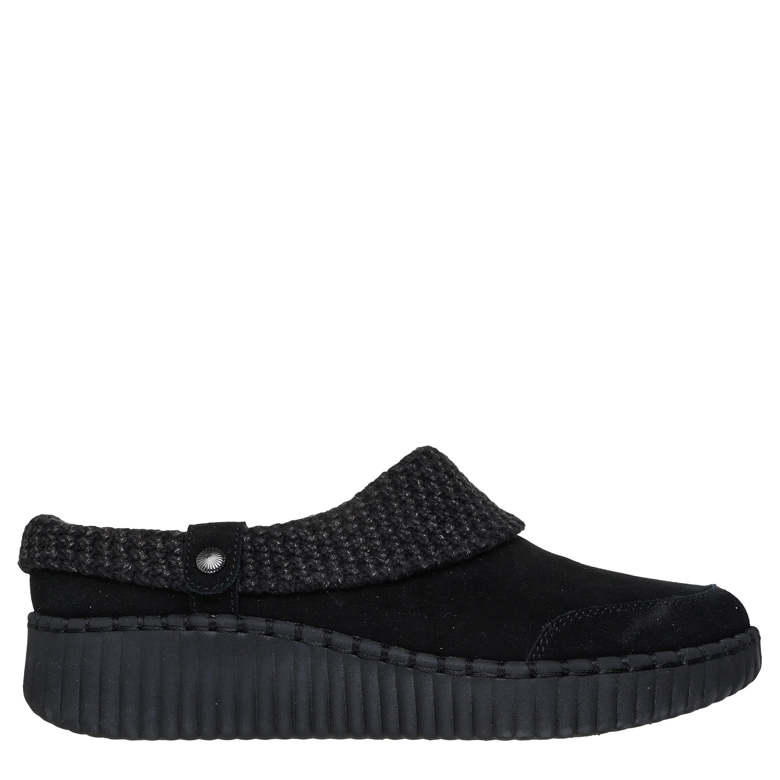 SKECHERS-WOMENS CLOUDY SKIES CLOG-BLACK & 