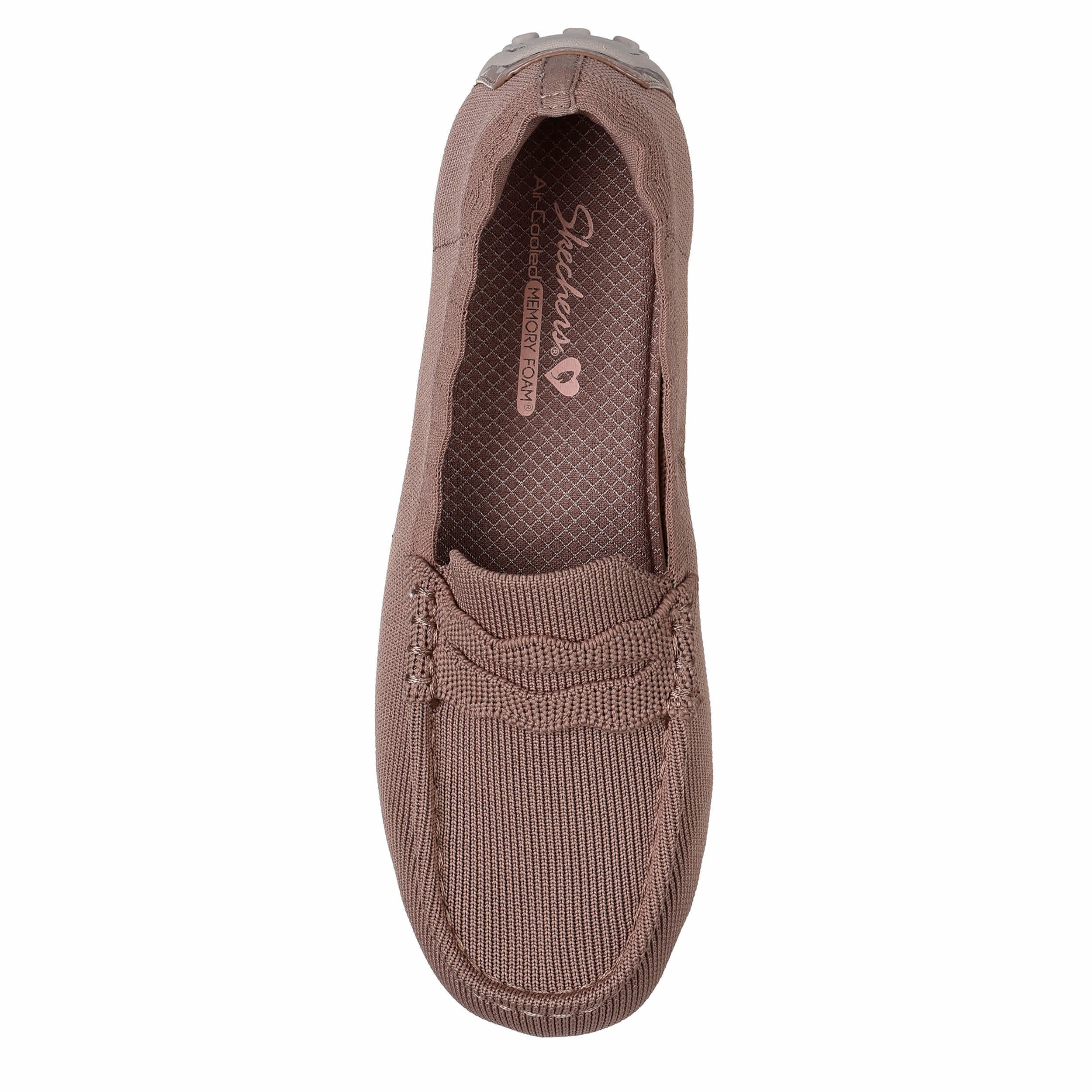 SKECHERS-WOMENS CLEO DRIVER POWER COUPLES LOAFER-MOCHA & 