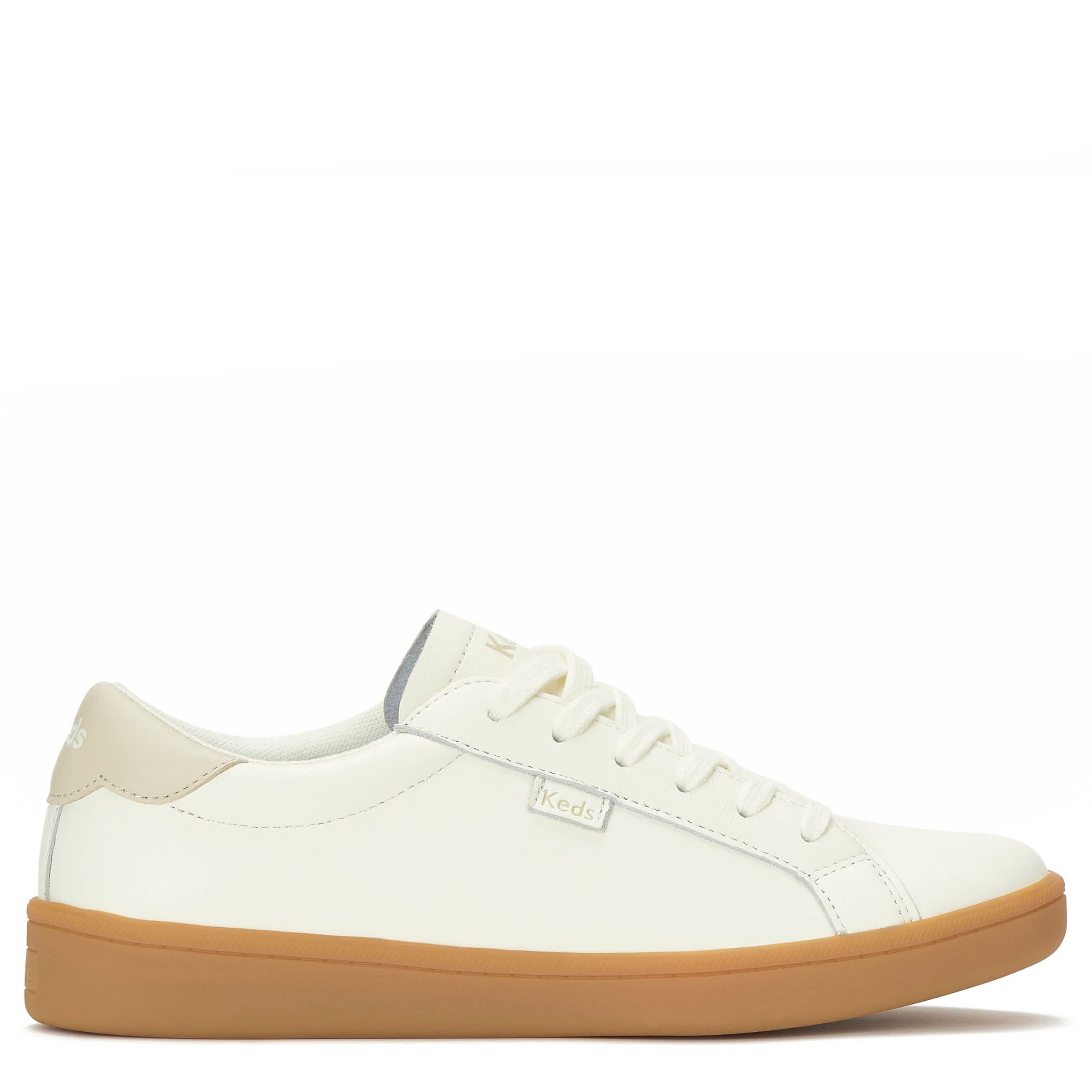 KEDS-WOMENS ACE II LACE SNEAKER-BEIGE & WHEAT