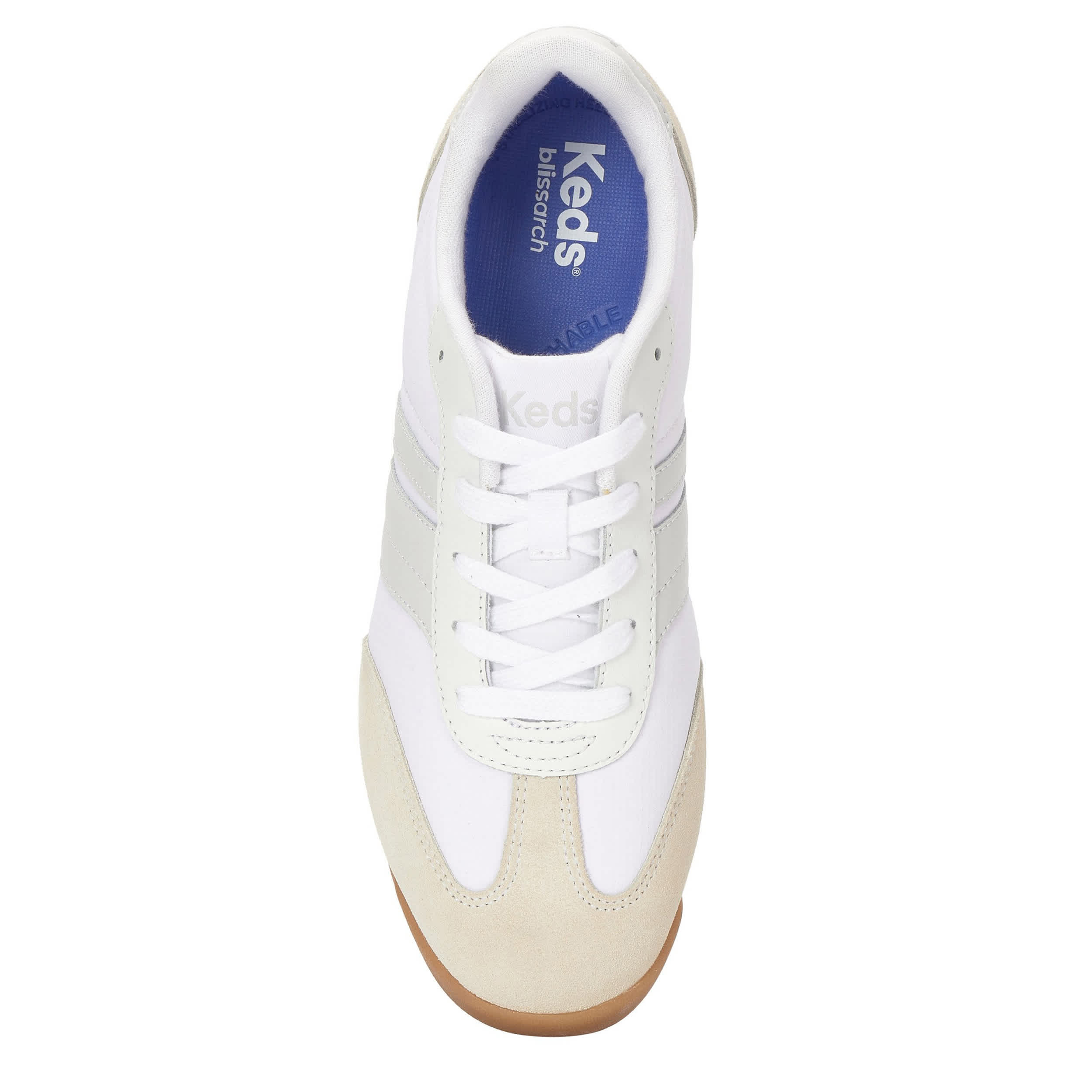 KEDS-WOMENS REVIVAL SNEAKER-LATTE & GREY
