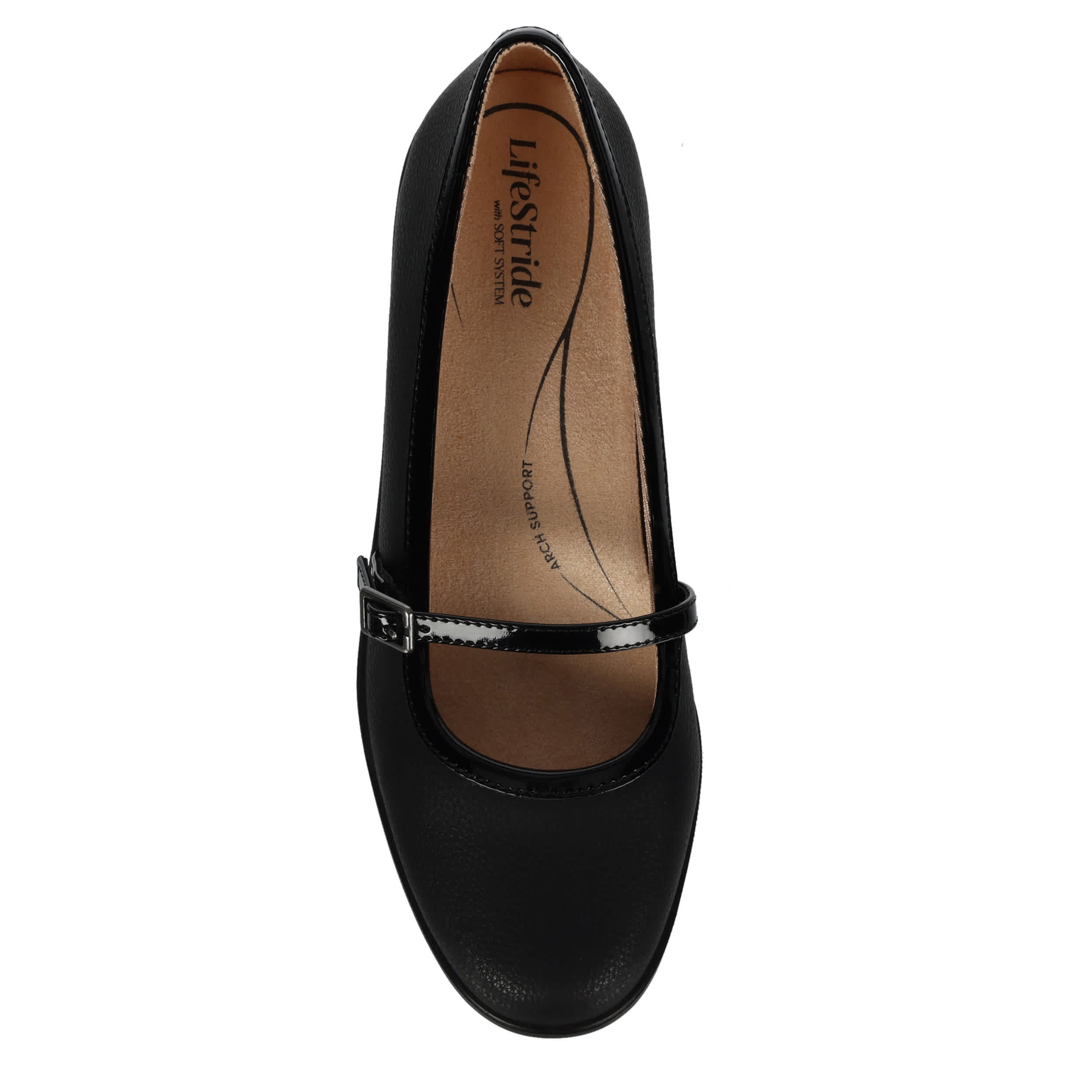 LIFESTRIDE-WOMENS JOLENE WEDGE-BLACK & 