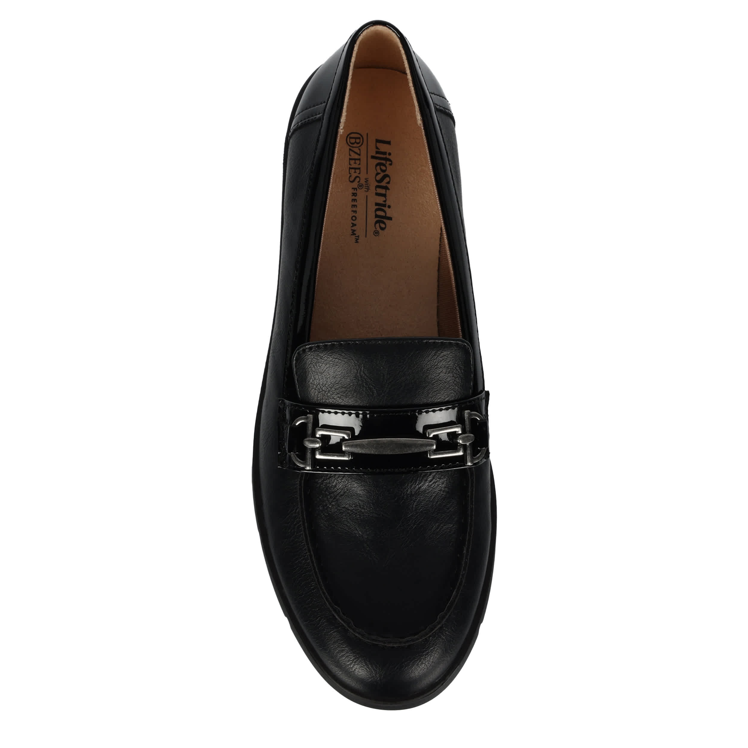 LIFESTRIDE-WOMENS VINEYARD LOAFER-BLACK & 