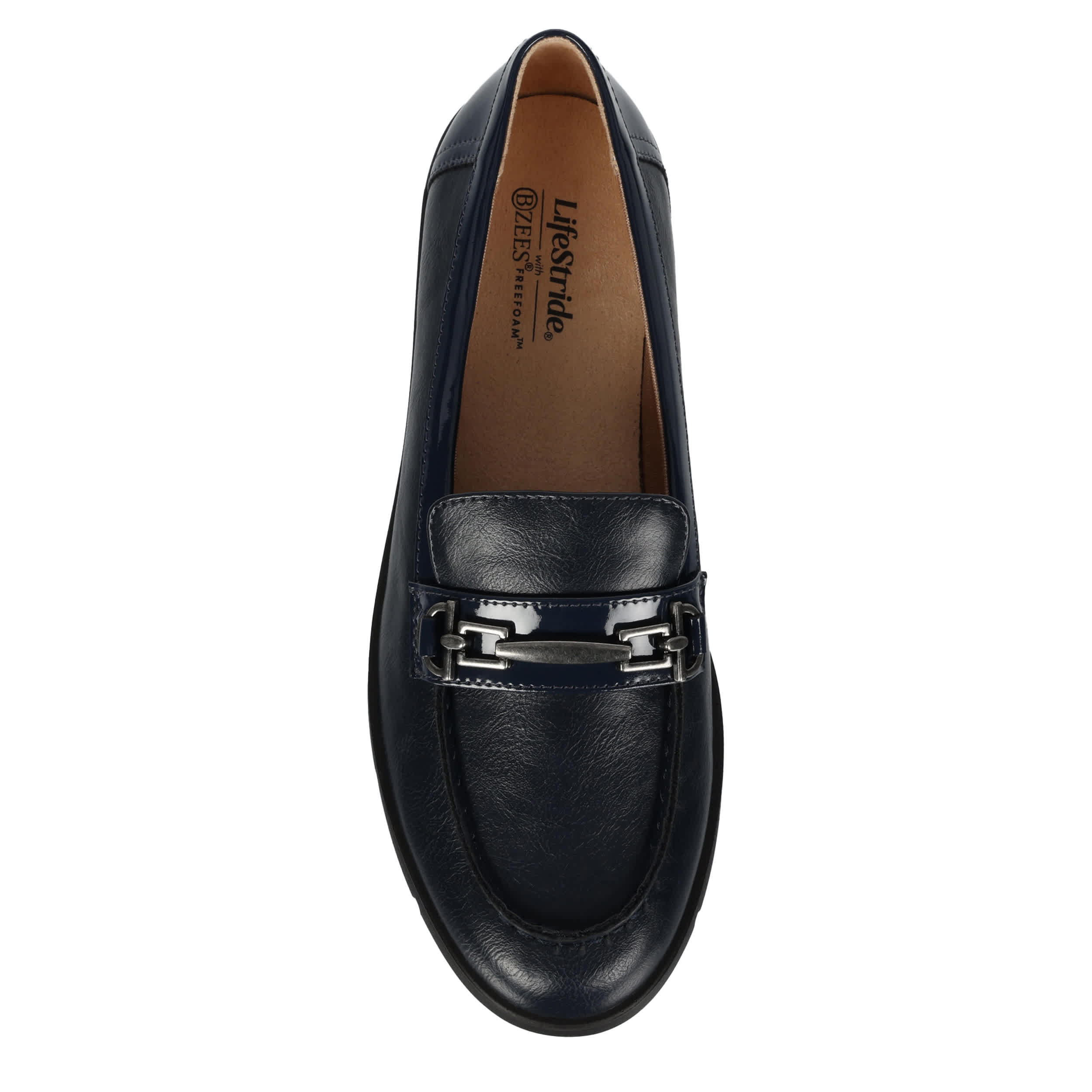 LIFESTRIDE-WOMENS VINEYARD LOAFER-NAVY & 
