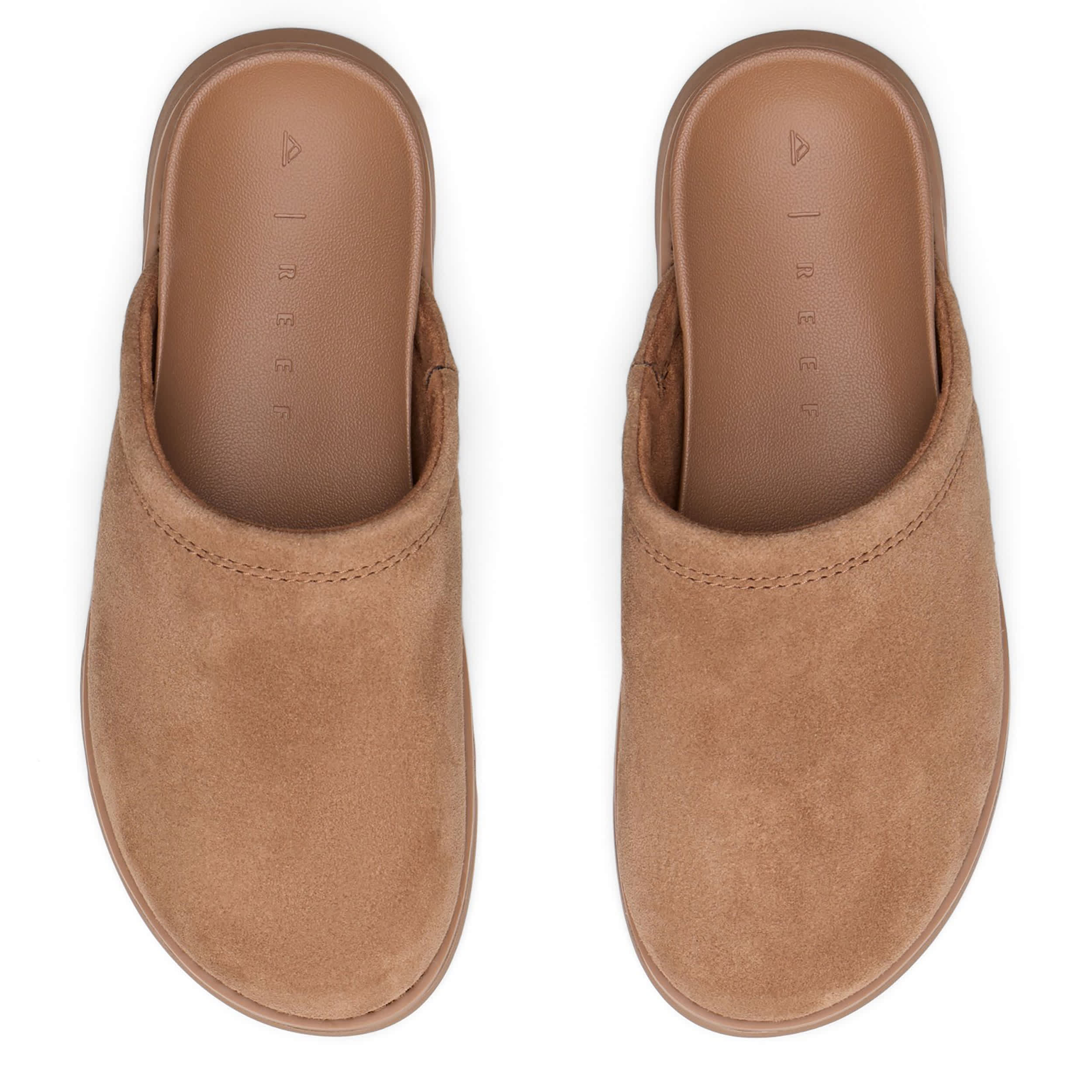 REEF-WOMENS VISTA LUXE MARIANA CLOG-CHESTNUT & 