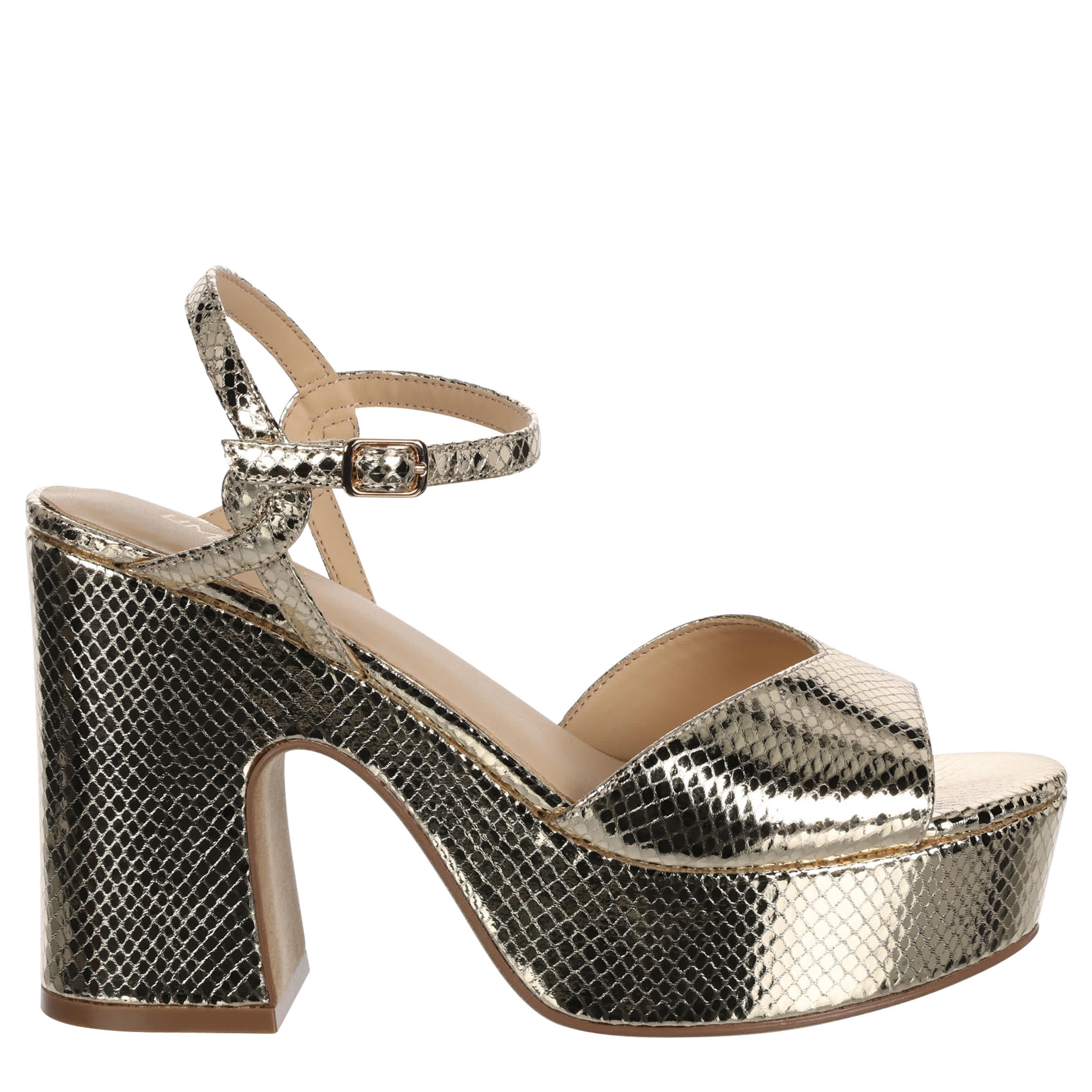 LIMELIGHT-WOMENS DALYA SANDAL-GOLD & 