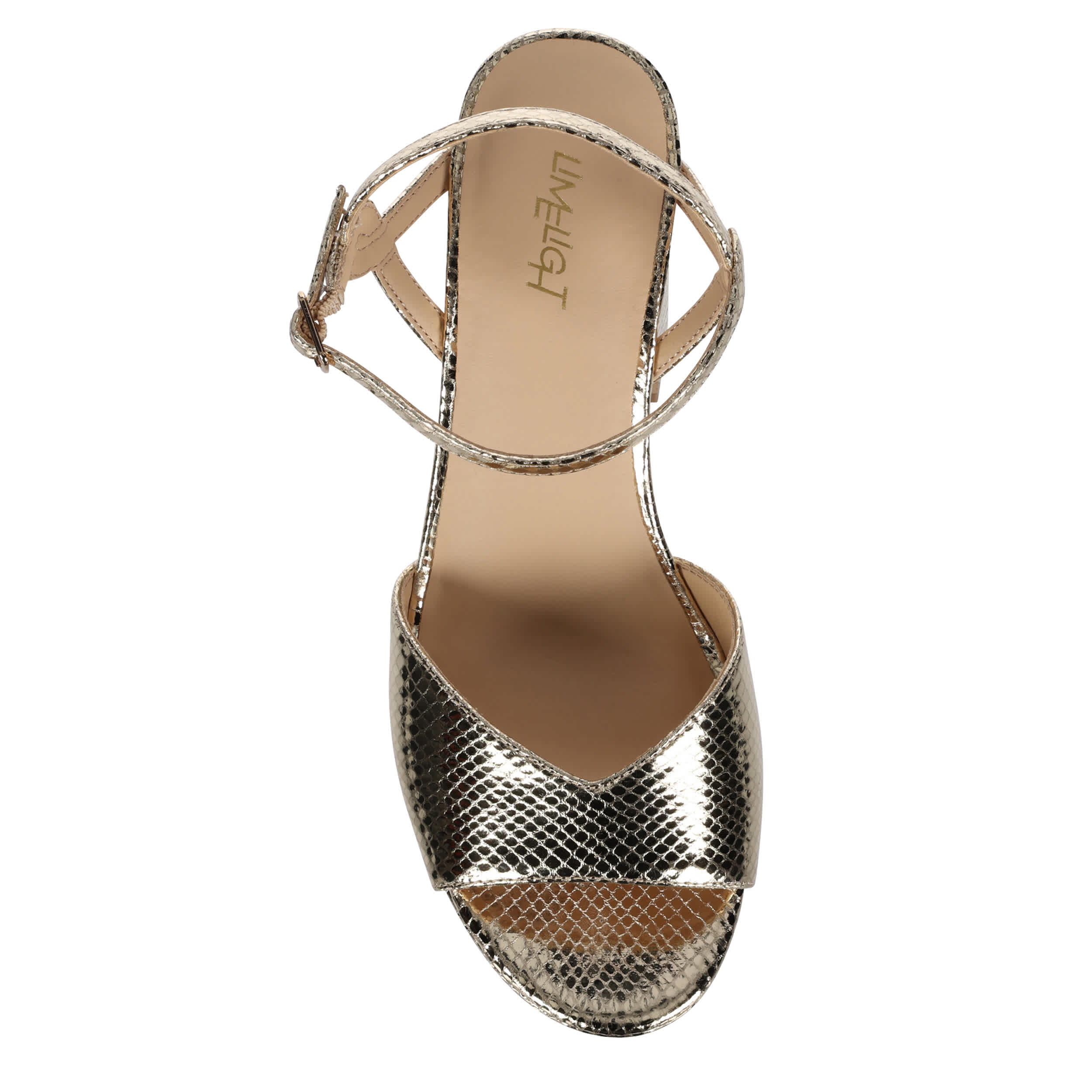 LIMELIGHT-WOMENS DALYA SANDAL-GOLD & 