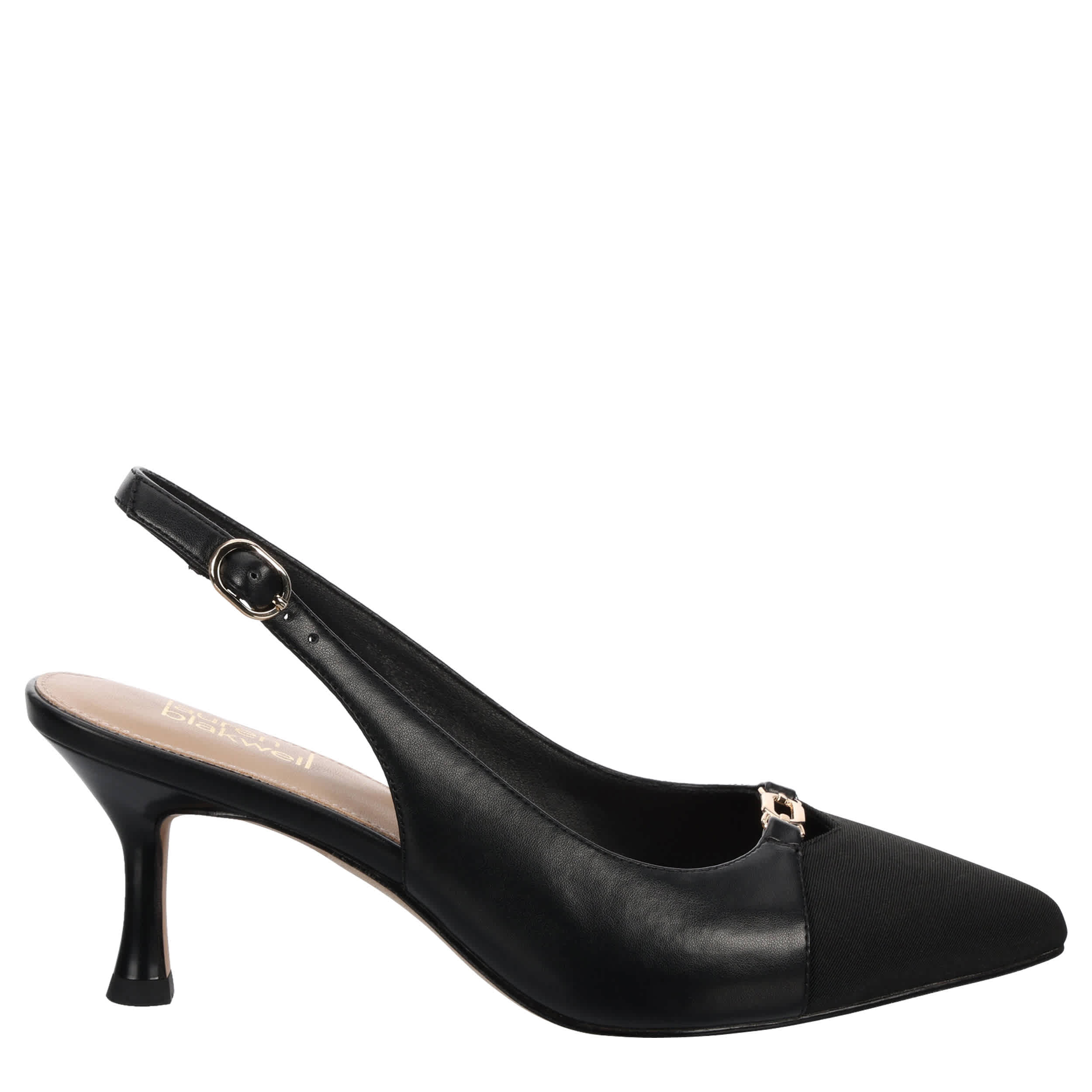 LAUREN BLAKWELL-WOMENS BARDO PUMP-BLACK & BLACK