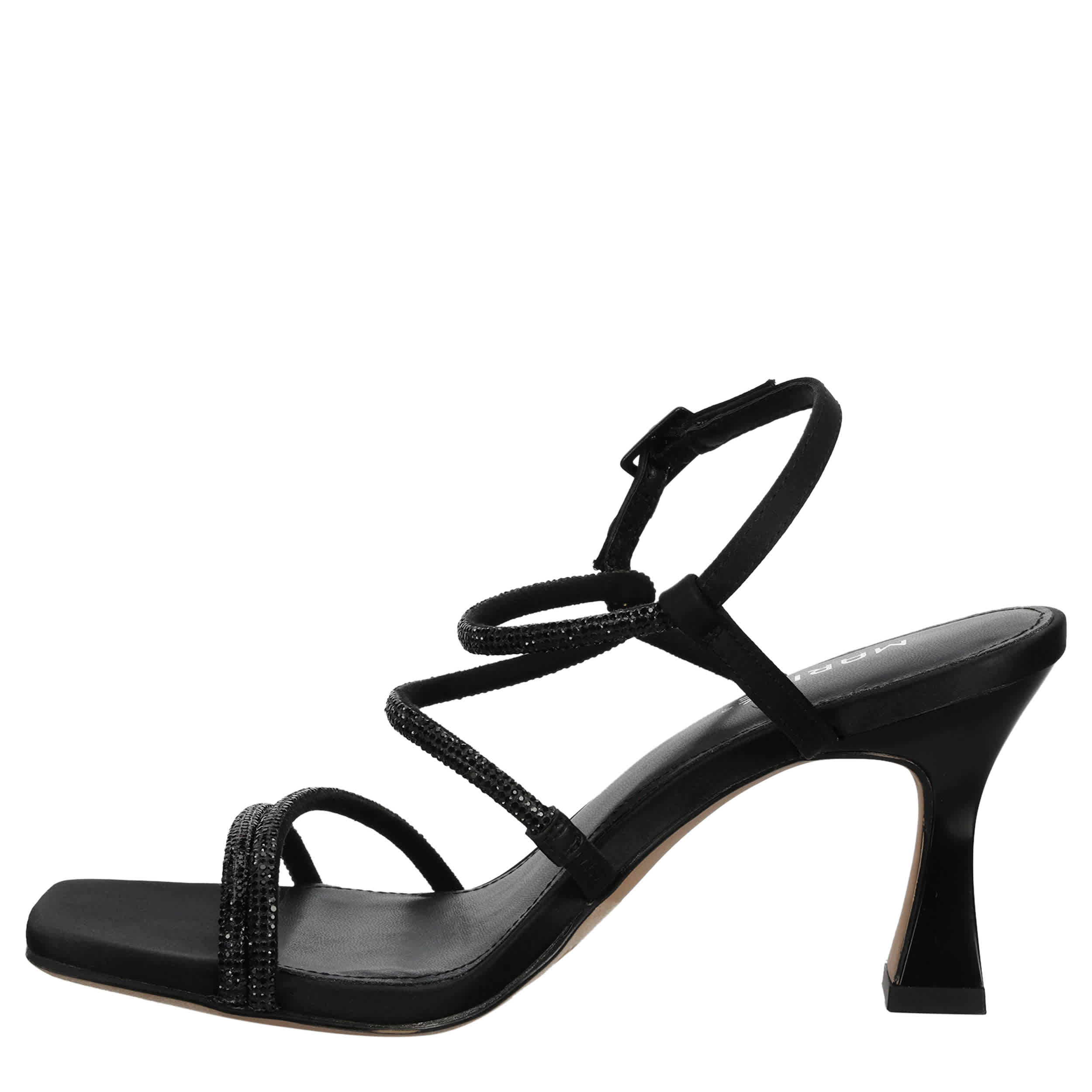 MARIPE-WOMENS NARA SANDAL-BLACK & BLACK