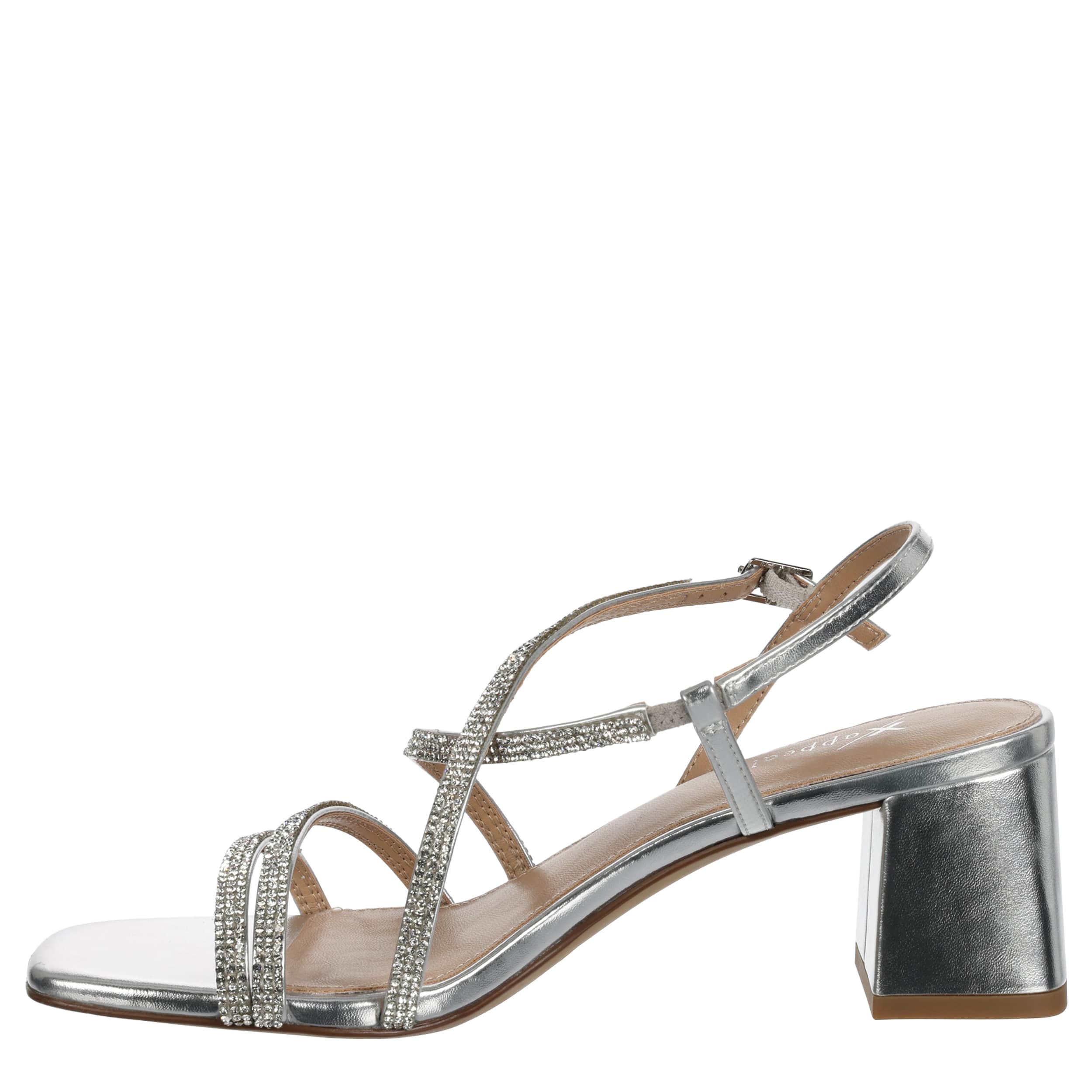 XAPPEAL-WOMENS HAYZEN-R SANDAL-SILVER & SILVER