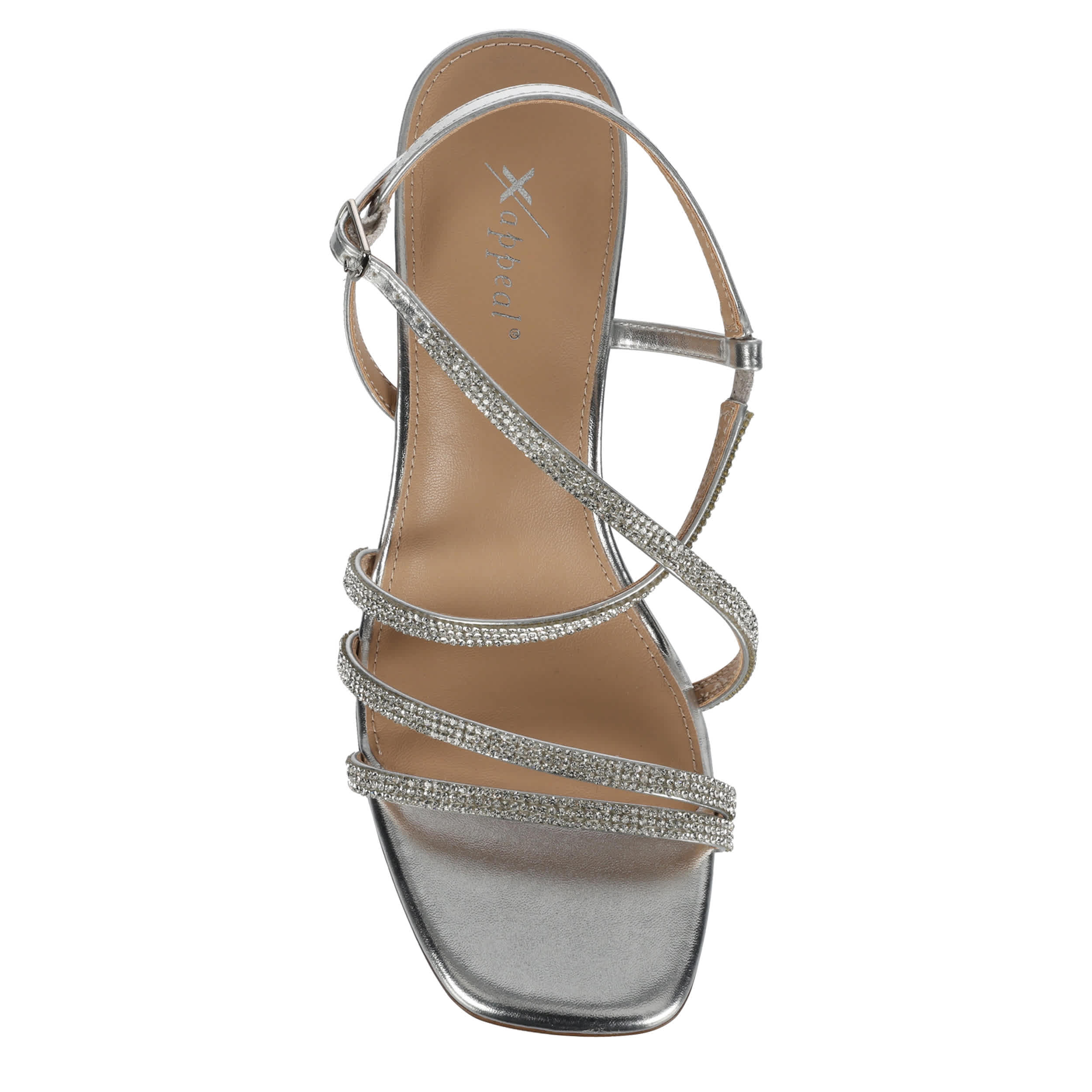 XAPPEAL-WOMENS HAYZEN-R SANDAL-SILVER & SILVER