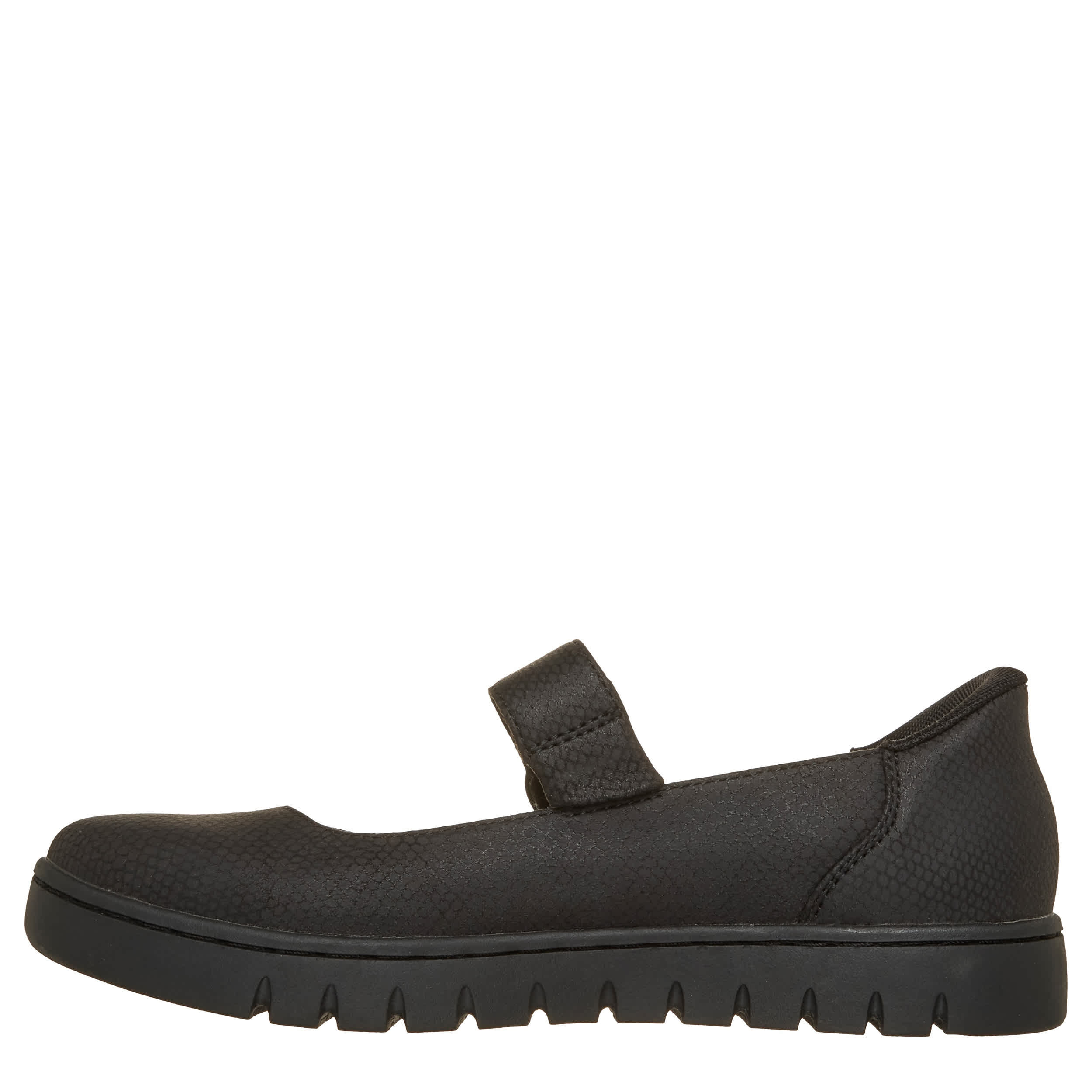 SKECHERS-WOMENS SLIP-INS ARCH COMFORT SUNFEST FLAT-BLACK & 