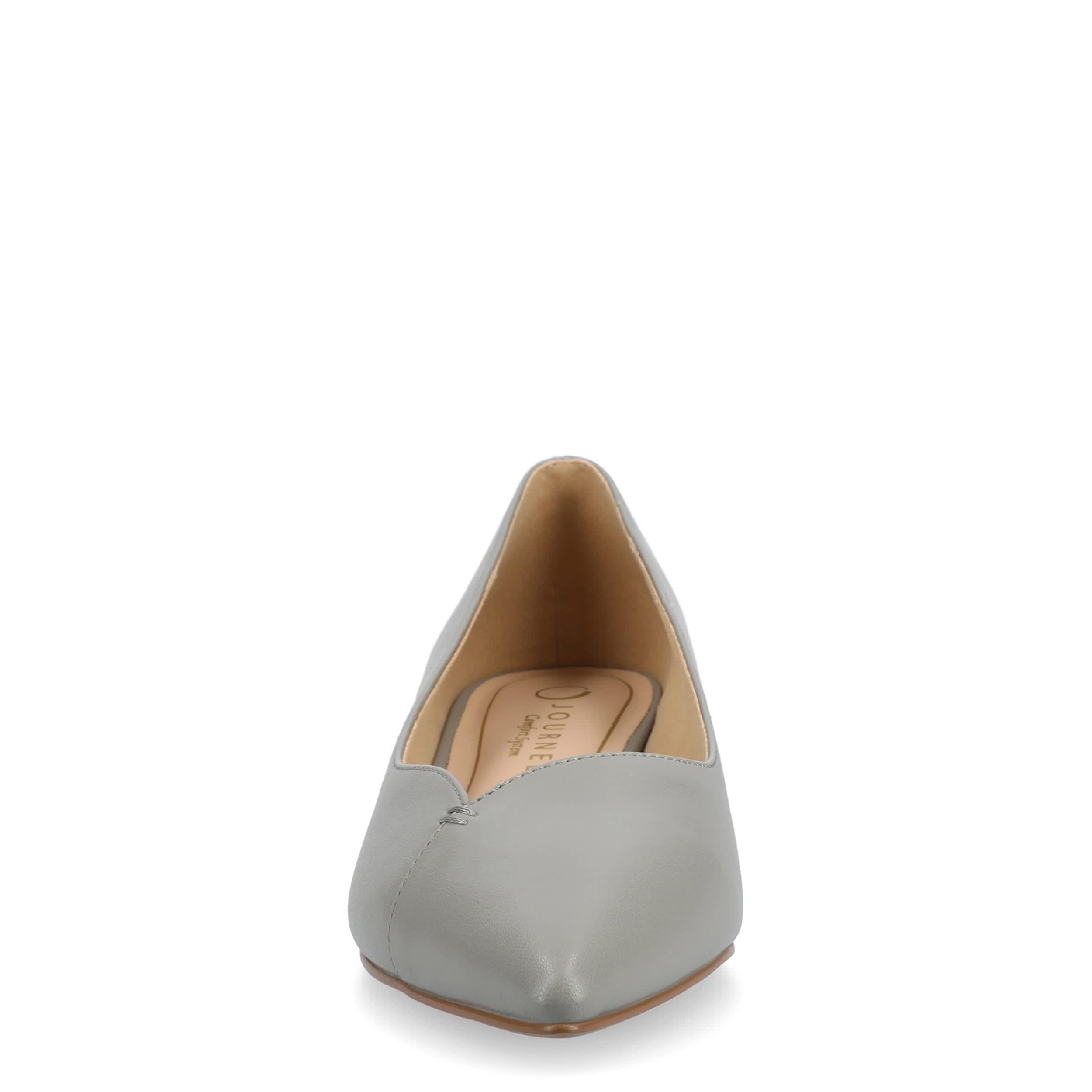 JOURNEE COLLECTION-WOMENS CARMIN FLATS-GREY & 