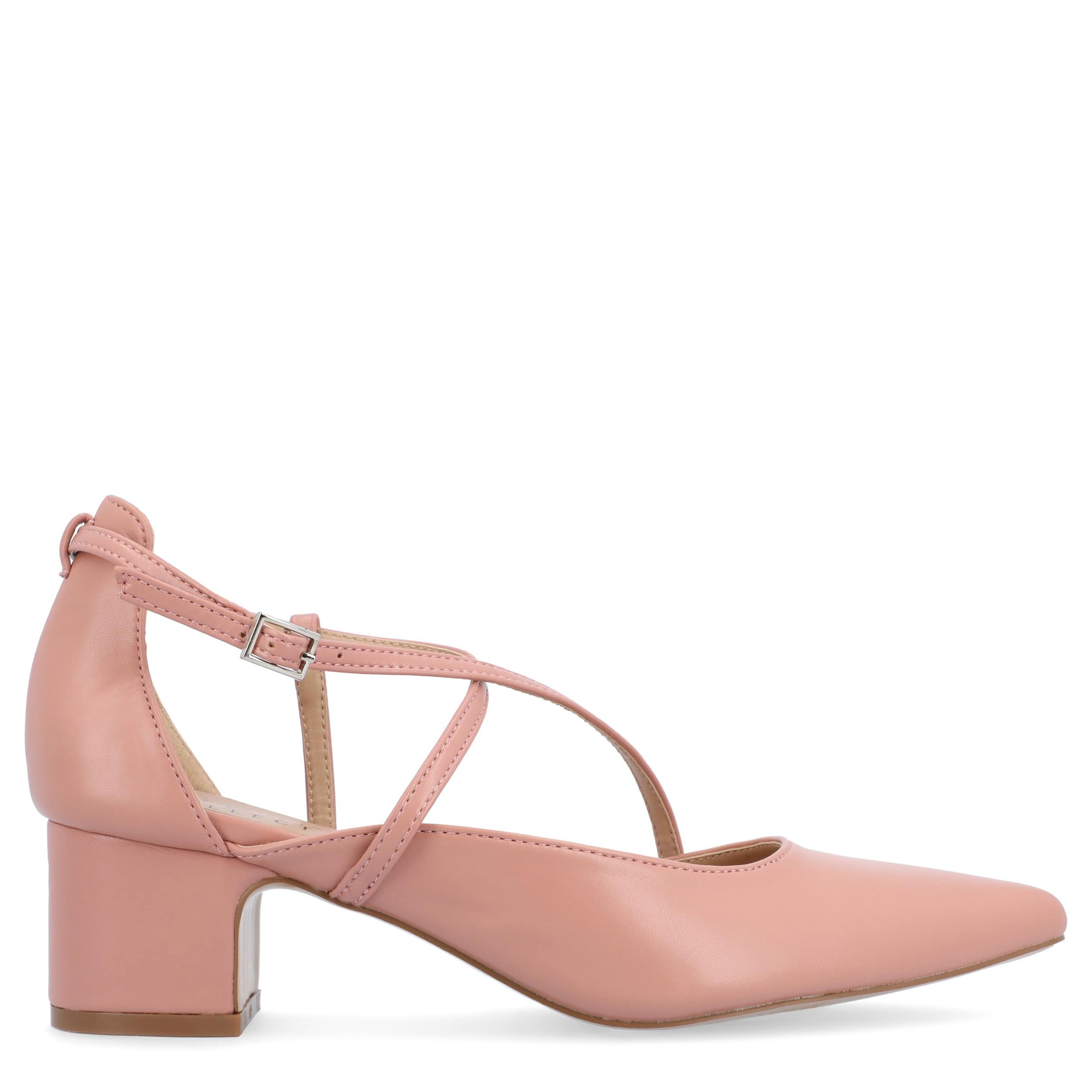 JOURNEE COLLECTION-WOMENS GALVINN-WD-BLUSH & 