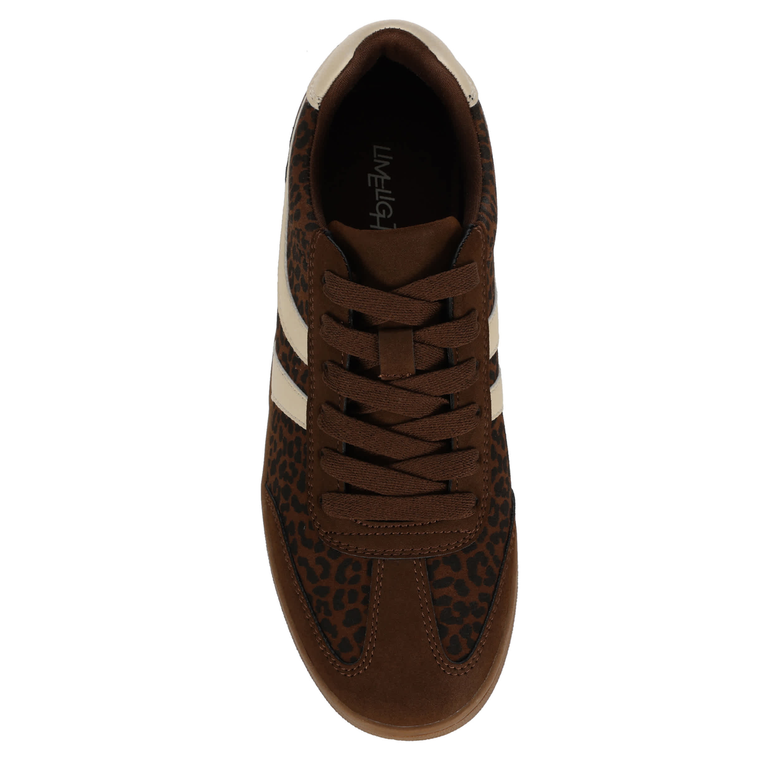 LIMELIGHT-WOMENS ADDISON SNEAKER-LEOPARD & CHOCOLATE