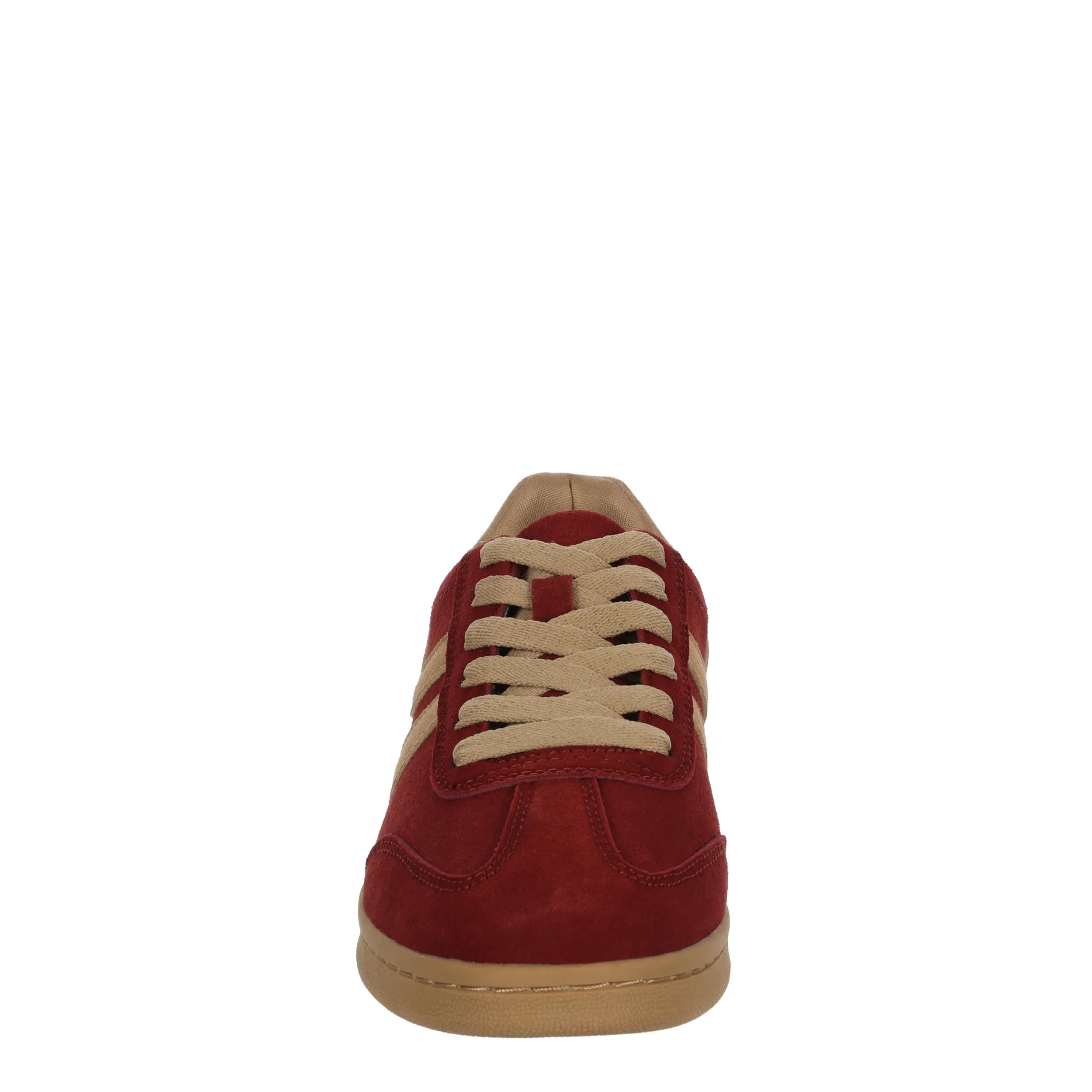 LIMELIGHT-WOMENS ADDISON SNEAKER-BURGUNDY & OFF WHITE