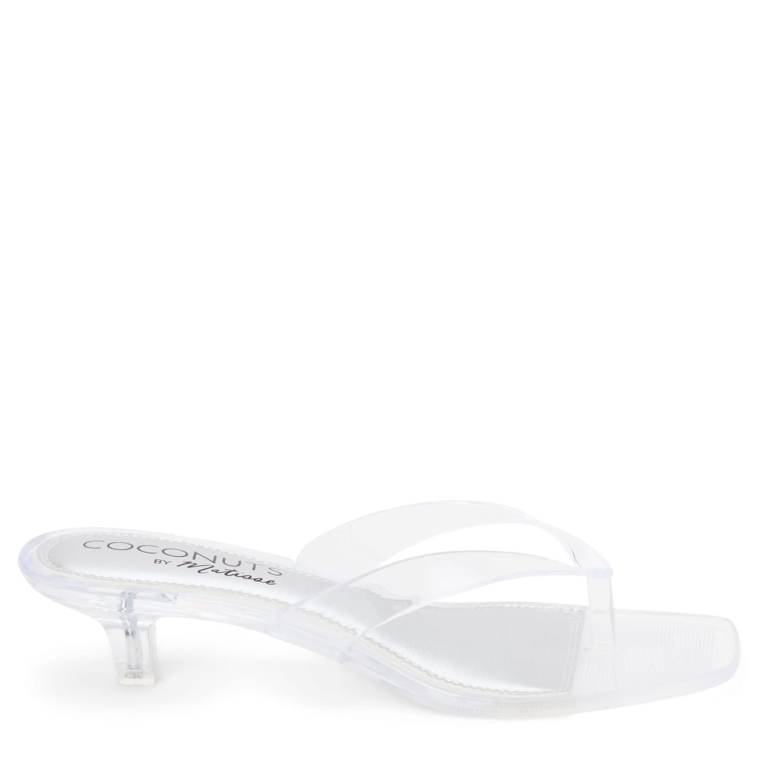 COCONUTS-WOMENS MARGO DRESS SANDAL-CLEAR & 