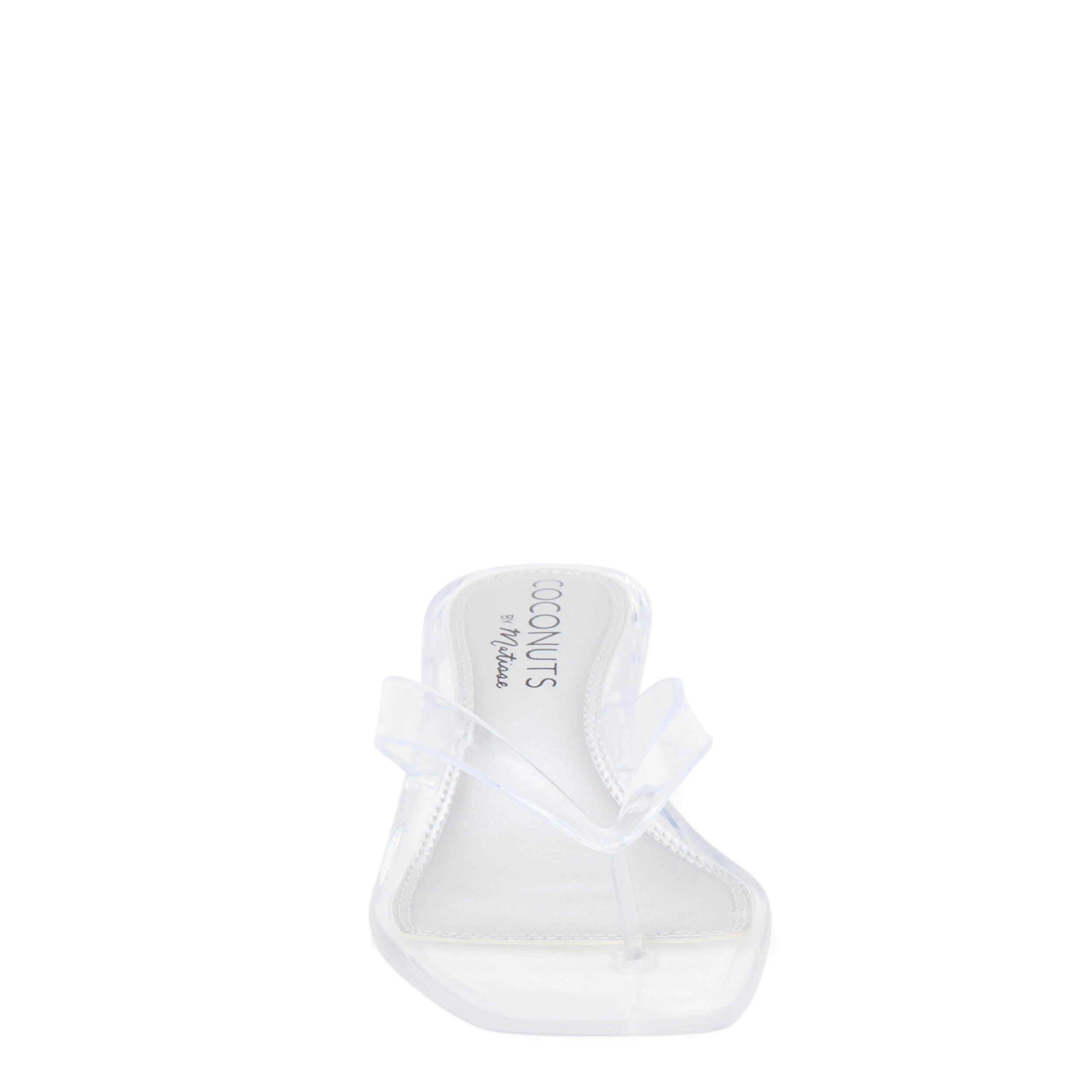 COCONUTS-WOMENS MARGO DRESS SANDAL-CLEAR & 