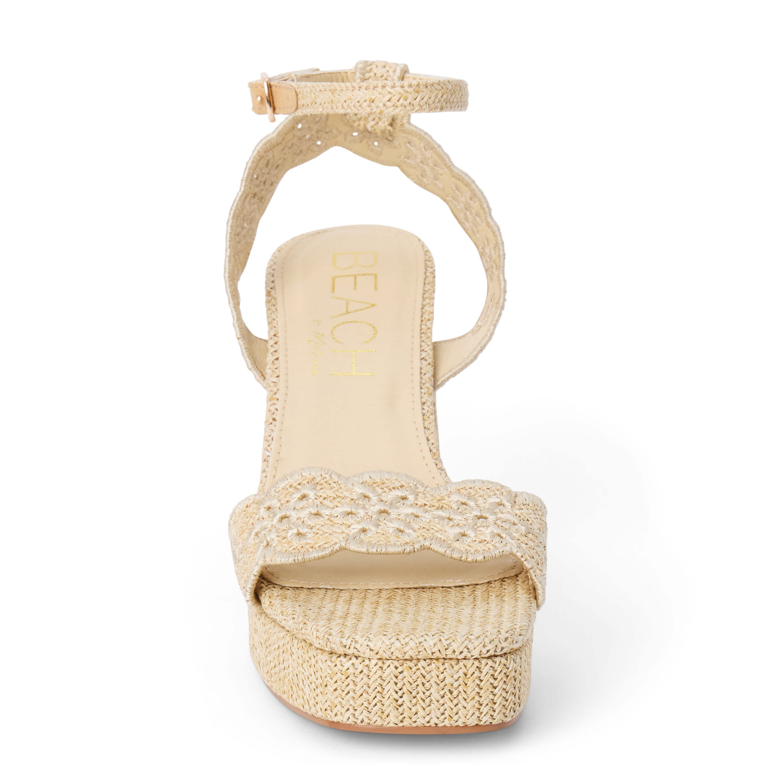 BEACH-WOMENS MAIDEN PLATFORM SANDAL-NATURAL & 