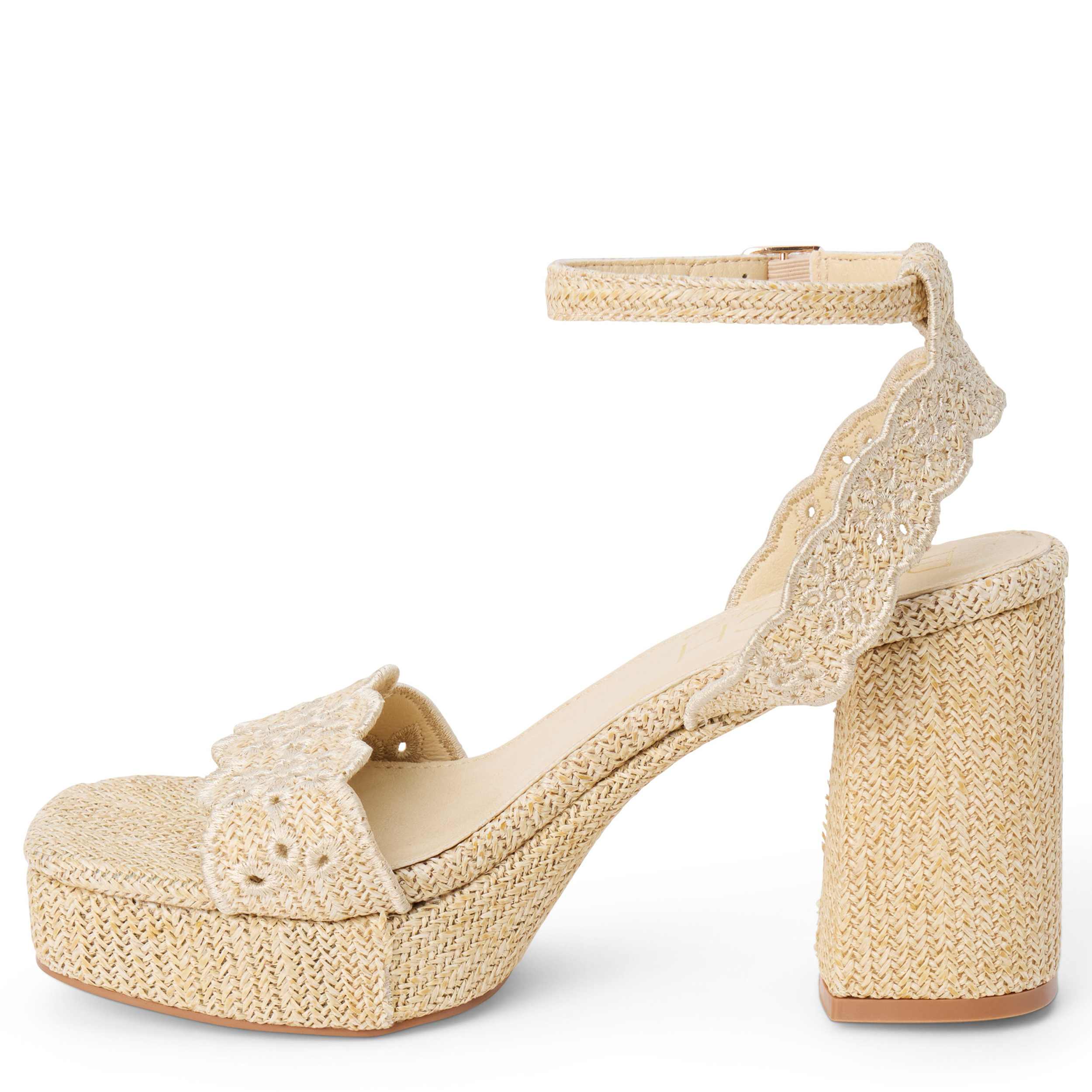 BEACH-WOMENS MAIDEN PLATFORM SANDAL-NATURAL & 
