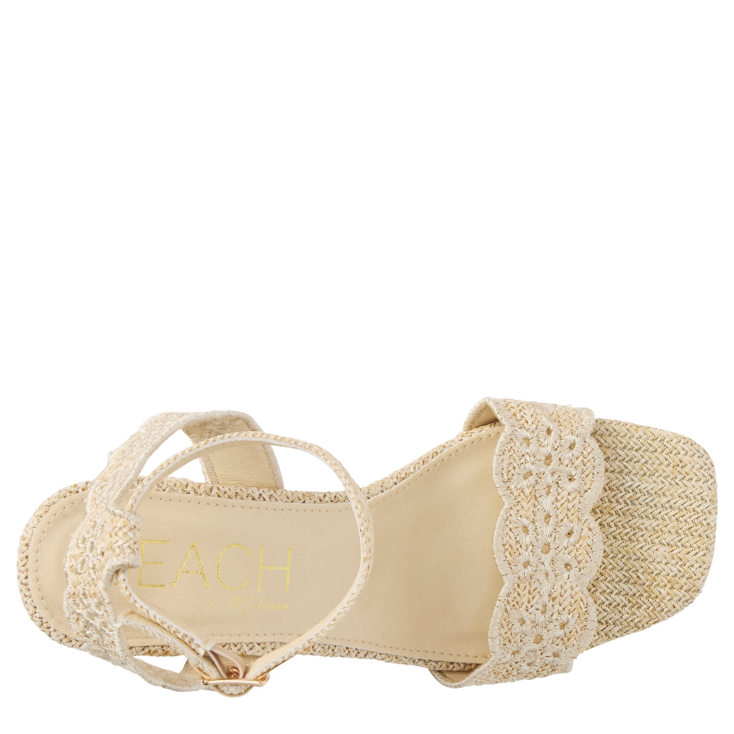 BEACH-WOMENS MAIDEN PLATFORM SANDAL-NATURAL & 