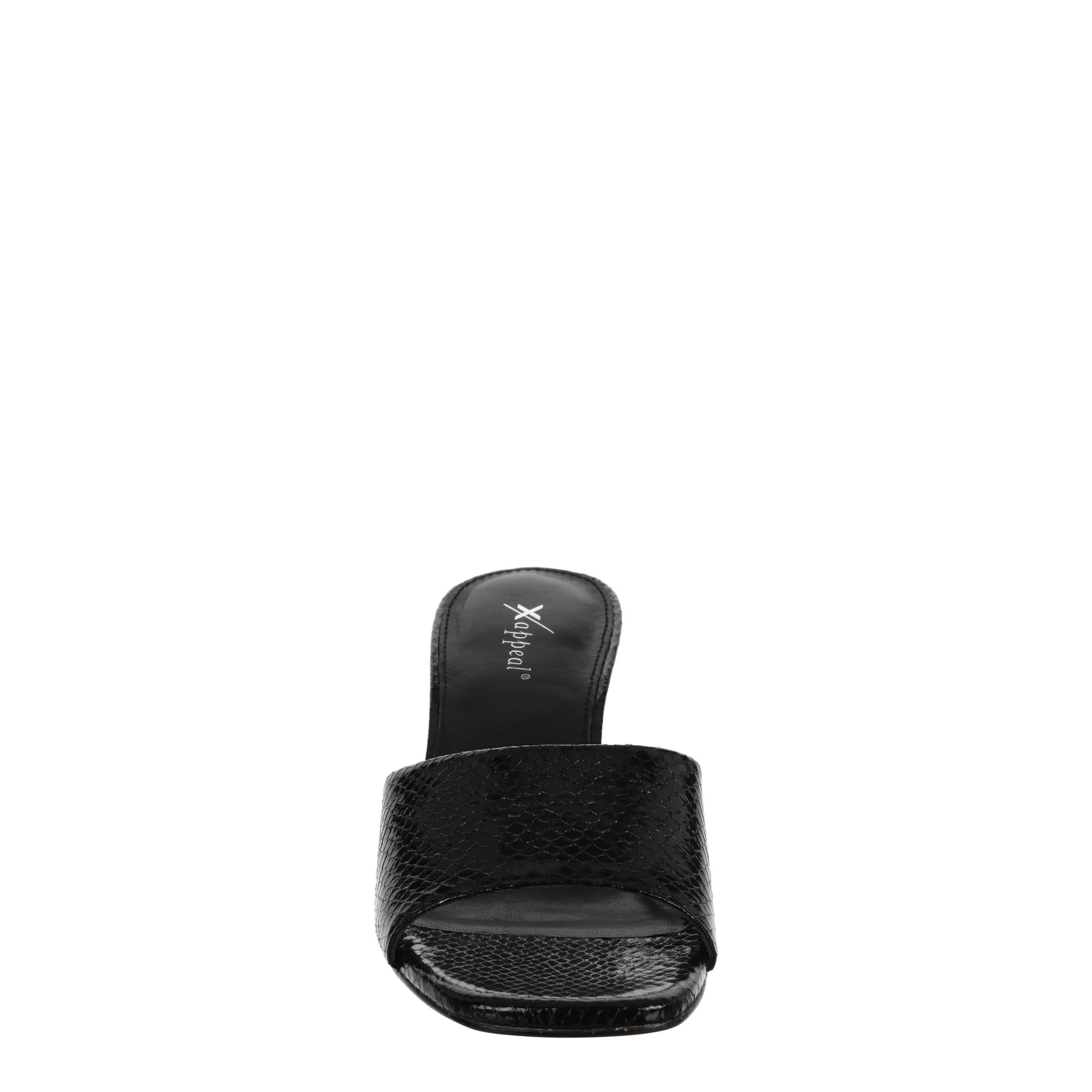 XAPPEAL-WOMENS HALLIE SANDAL-BLACK & 