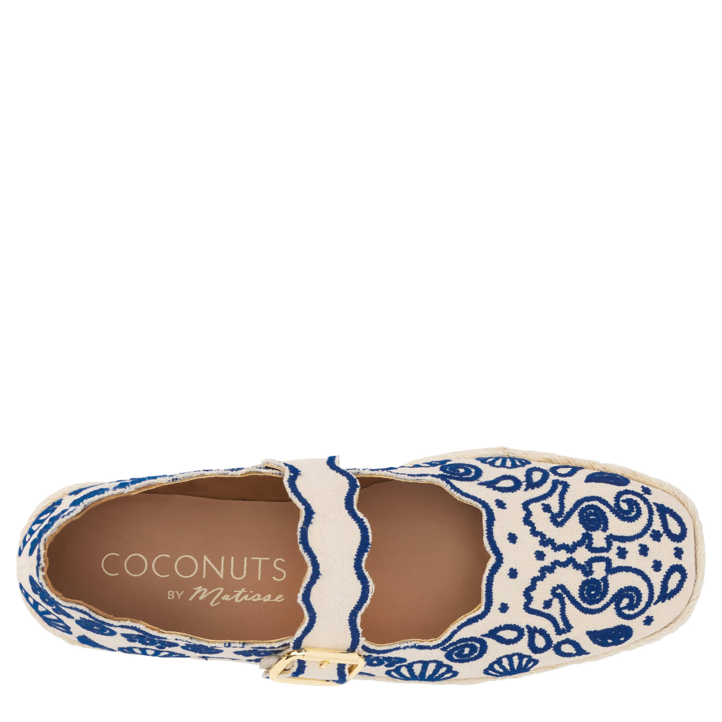COCONUTS-WOMENS ARIANA FLAT-BLUE & 