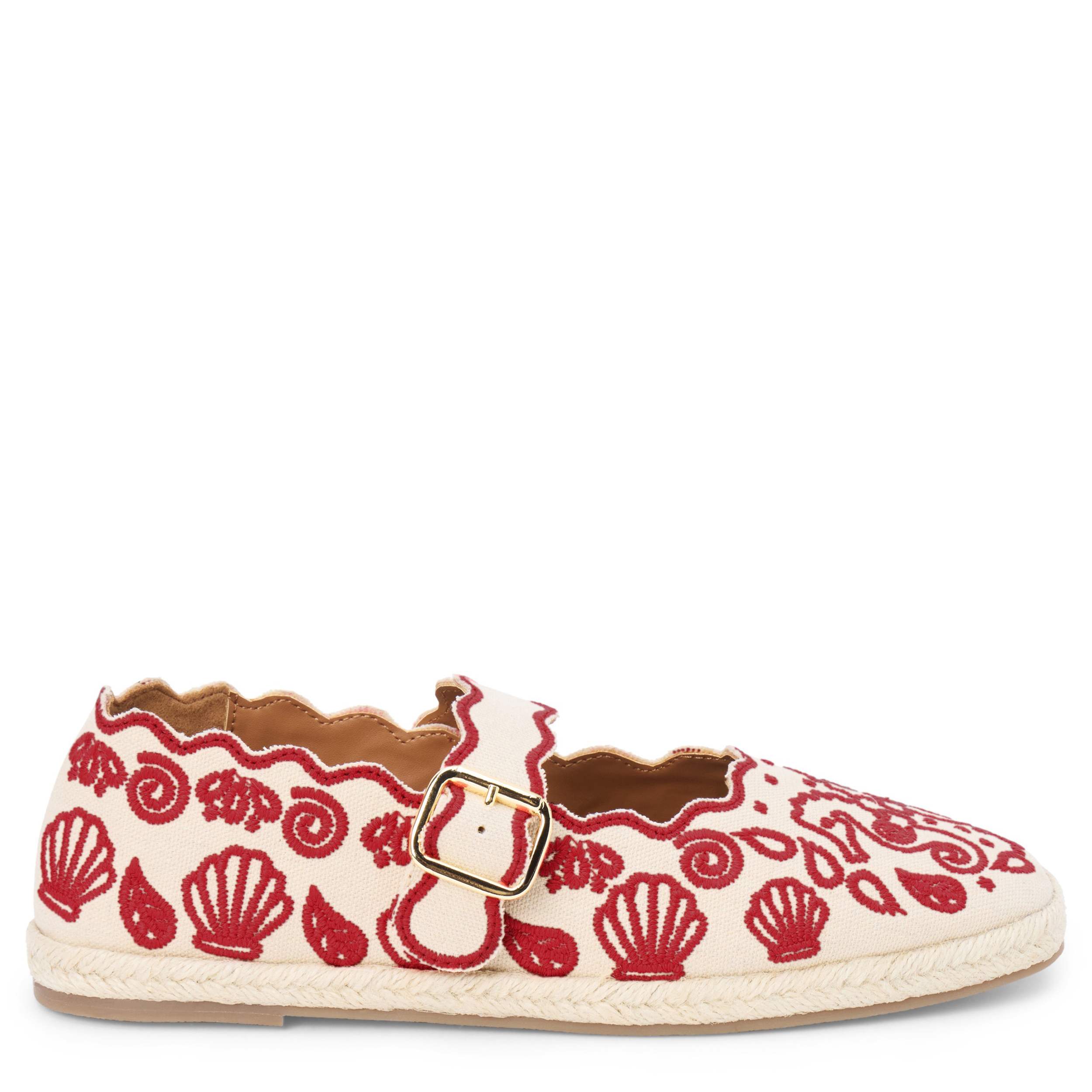 COCONUTS-WOMENS ARIANA FLAT-RED & 