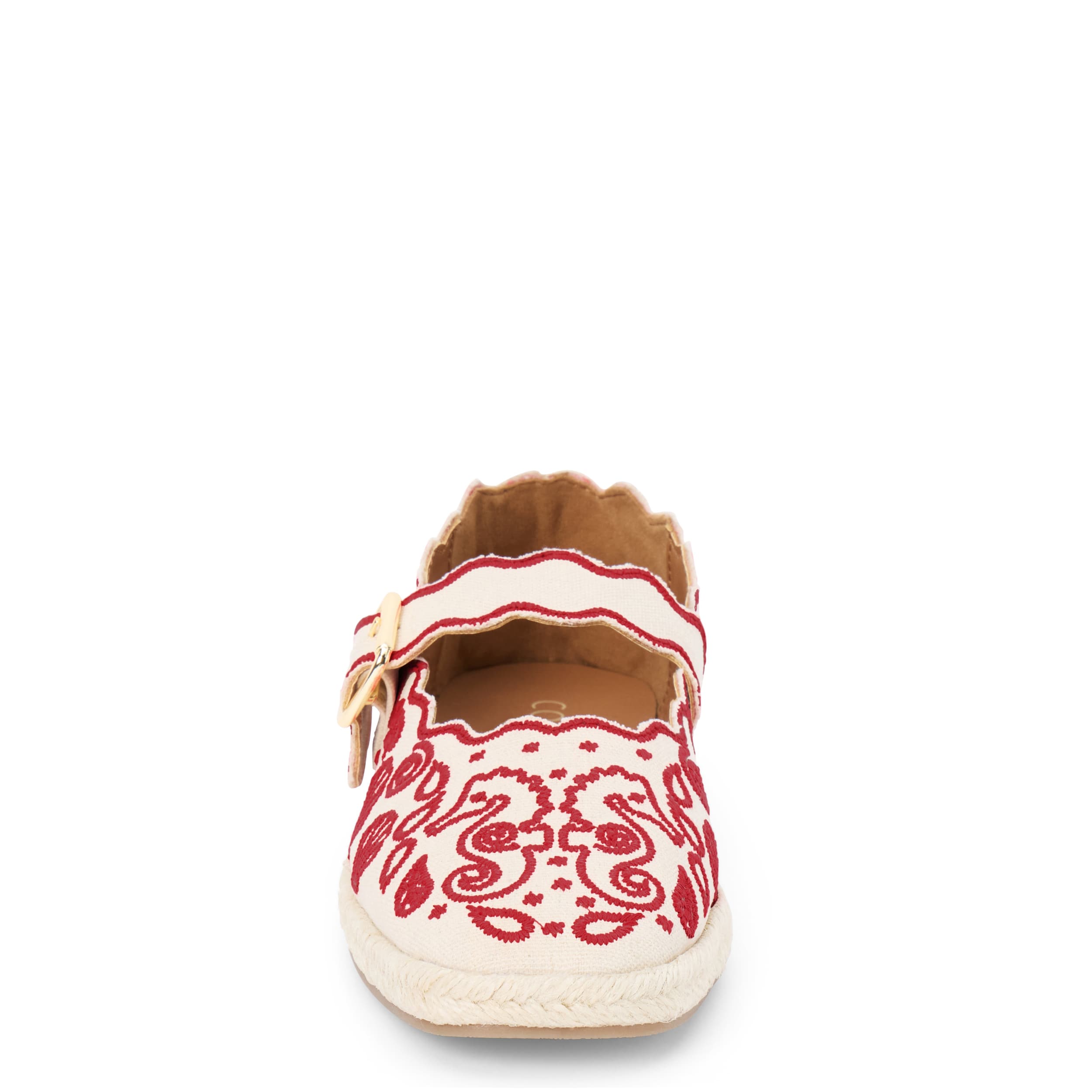 COCONUTS-WOMENS ARIANA FLAT-RED & 