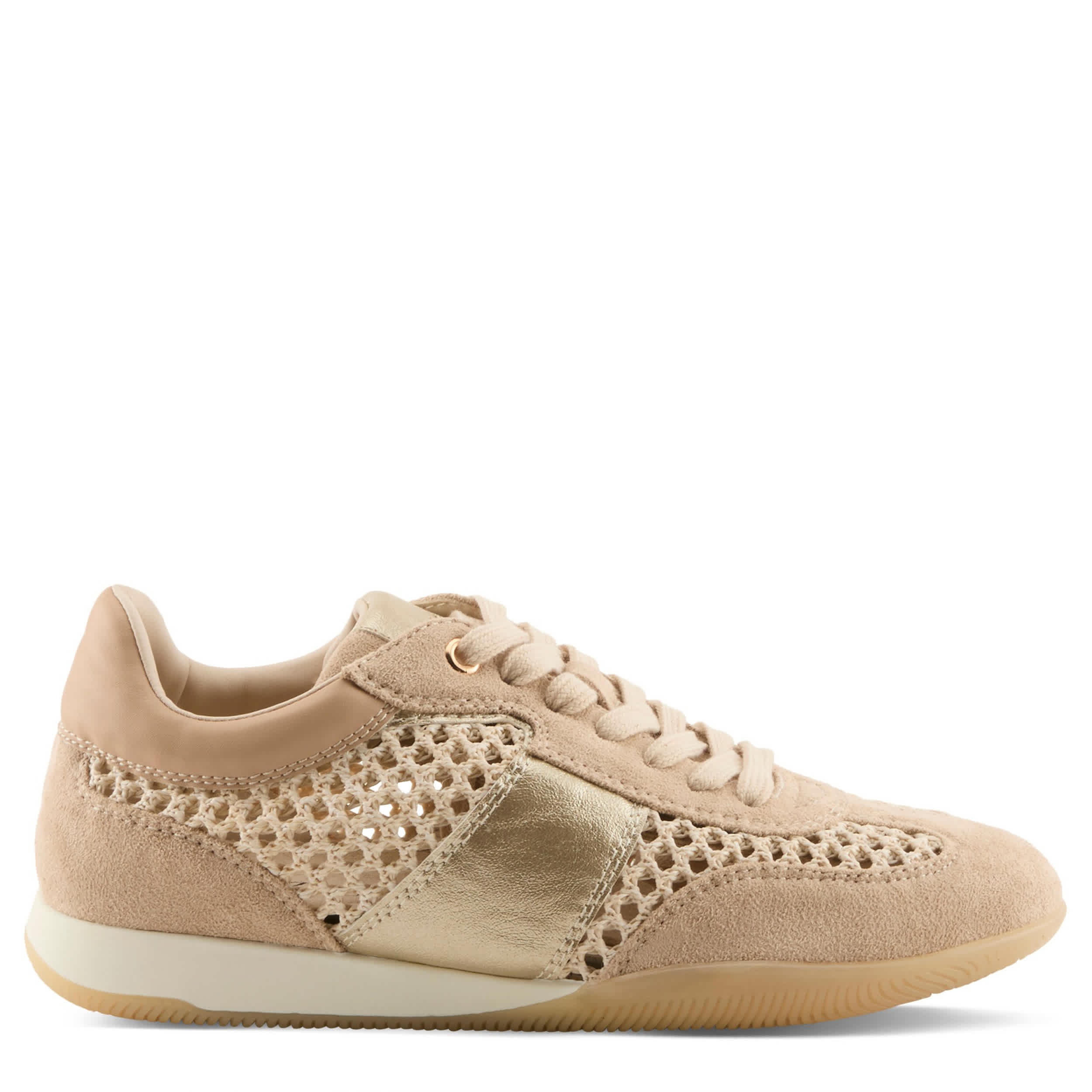 PATRIZIA-WOMENS RUNTHATOWN SNEAKER-BEIGE & MULTICOLOR