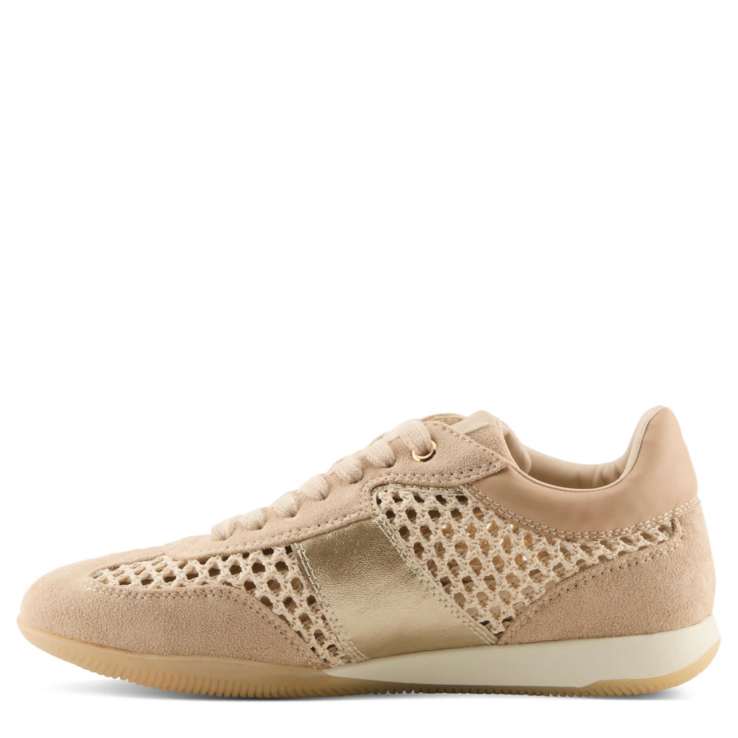 PATRIZIA-WOMENS RUNTHATOWN SNEAKER-BEIGE & MULTICOLOR