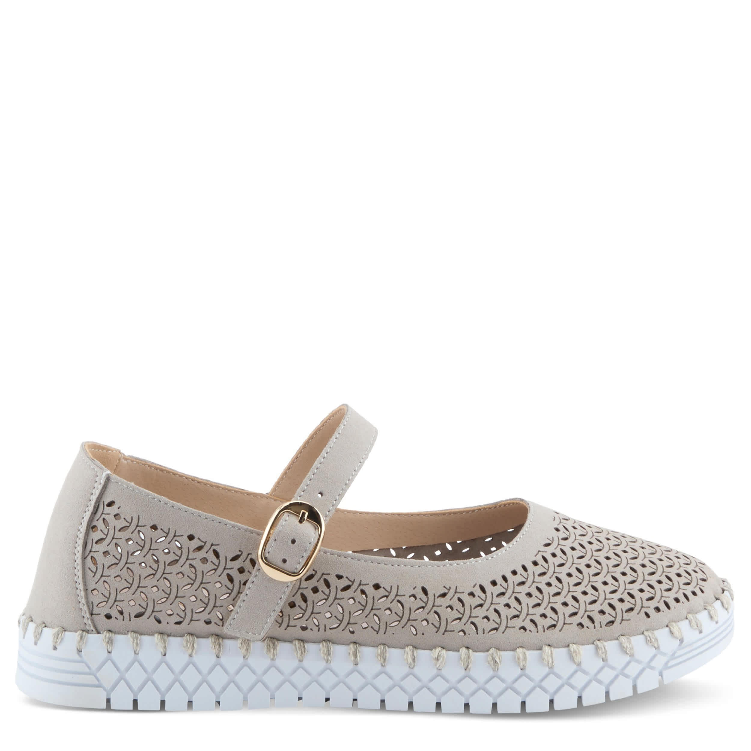PATRIZIA-WOMENS SHAMIXA FLAT-PALE GREY & 