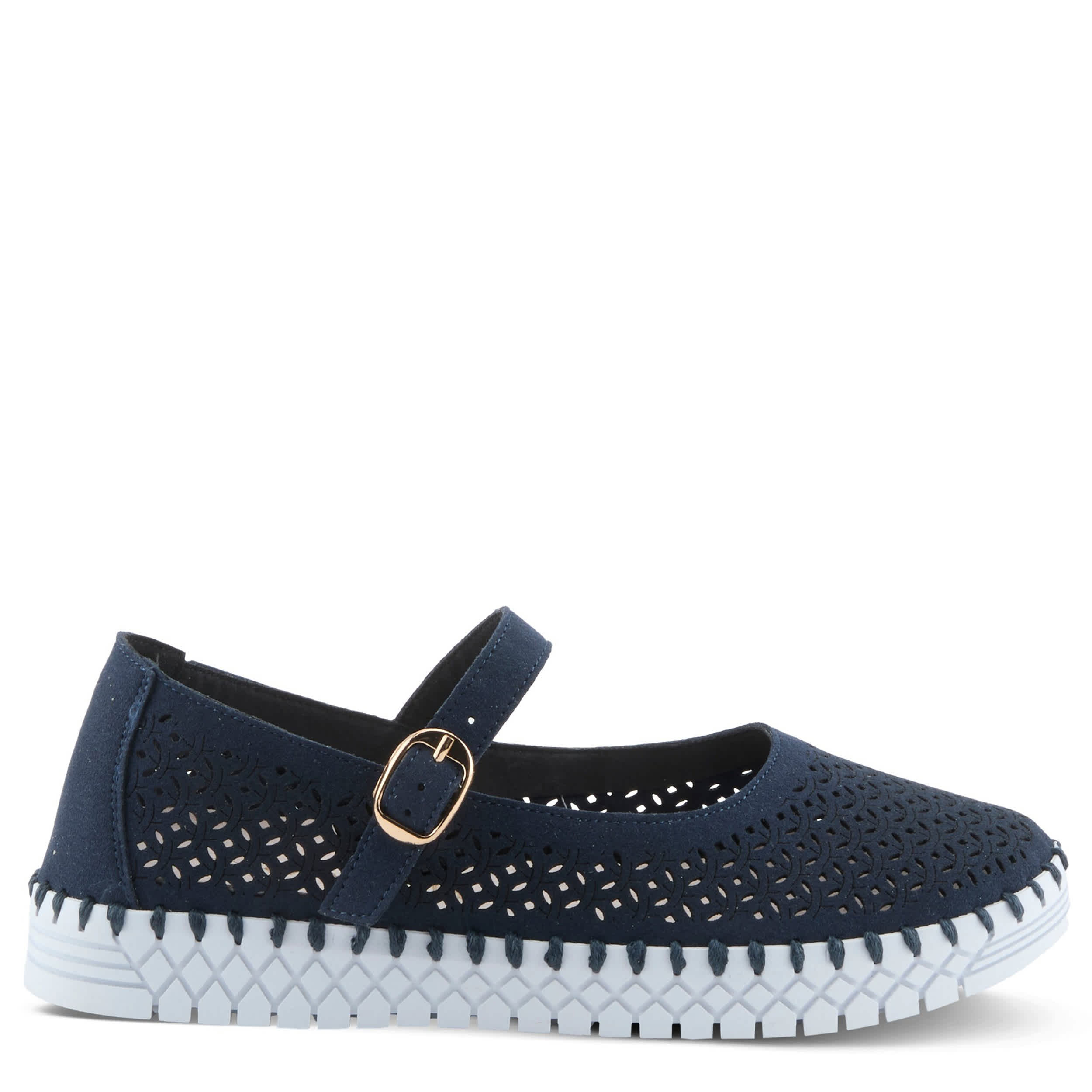 PATRIZIA-WOMENS SHAMIXA FLAT-NAVY & 