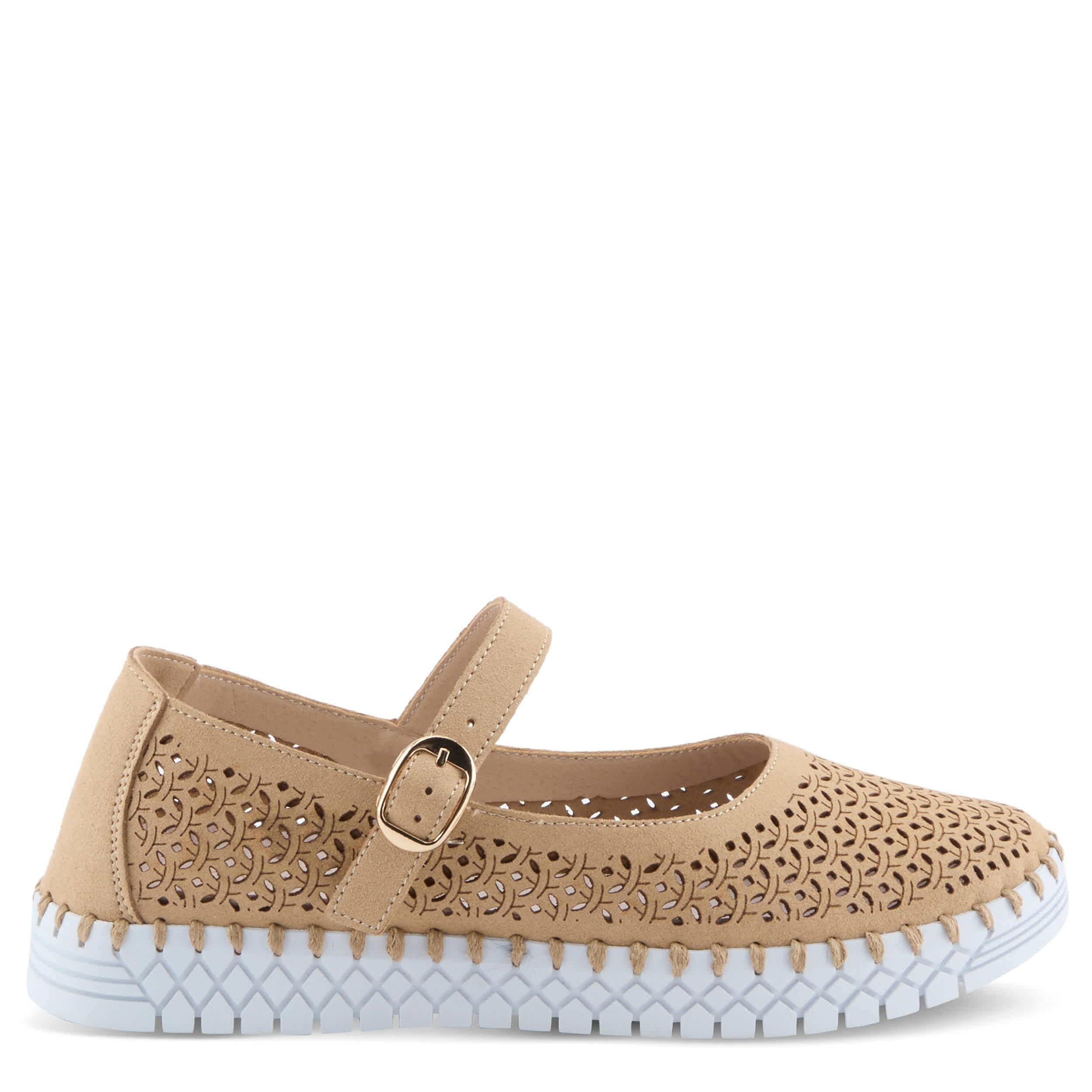 PATRIZIA-WOMENS SHAMIXA FLAT-TAN & 