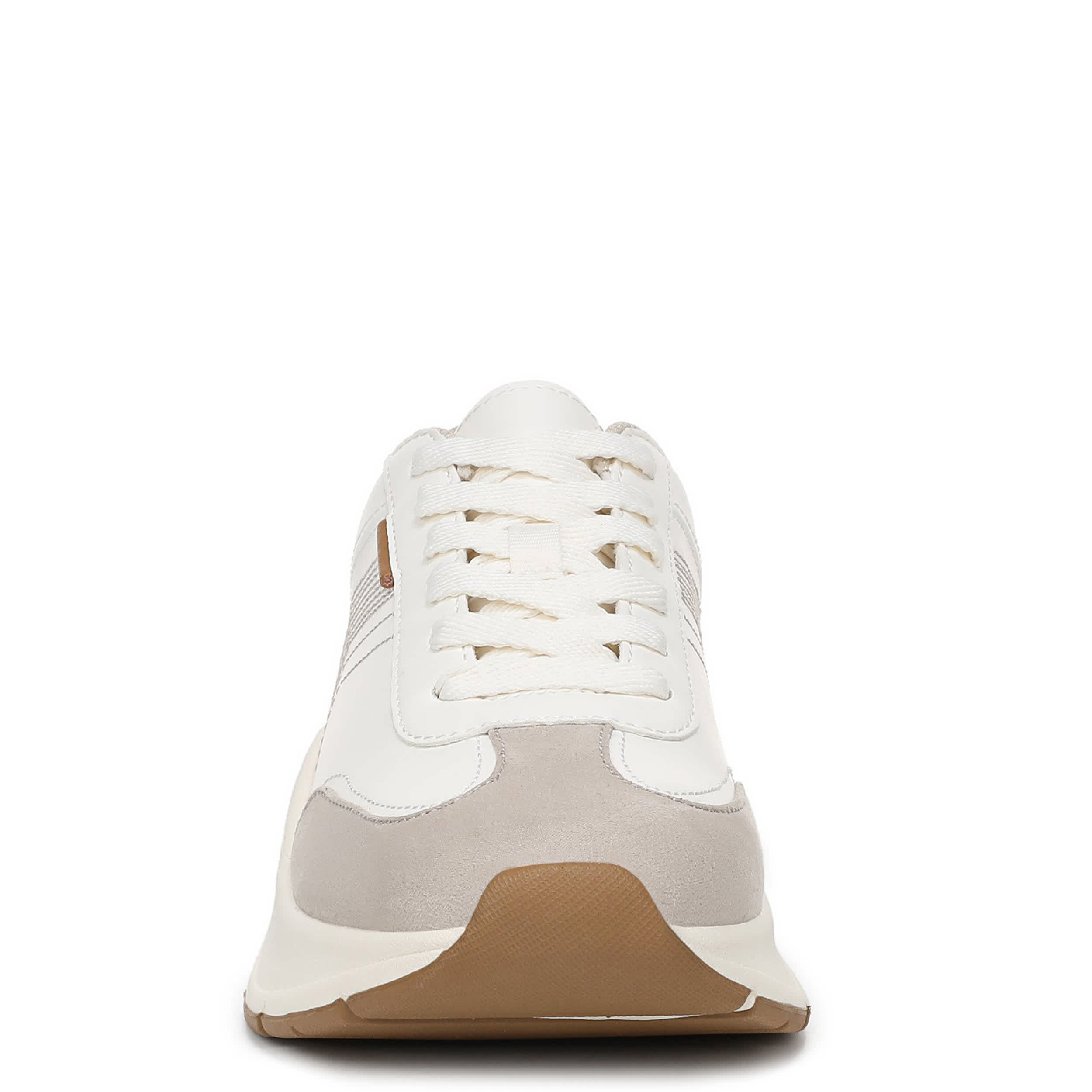 DR. SCHOLL'S-WOMENS WALK MODE SNEAKER-WHITE & GREY