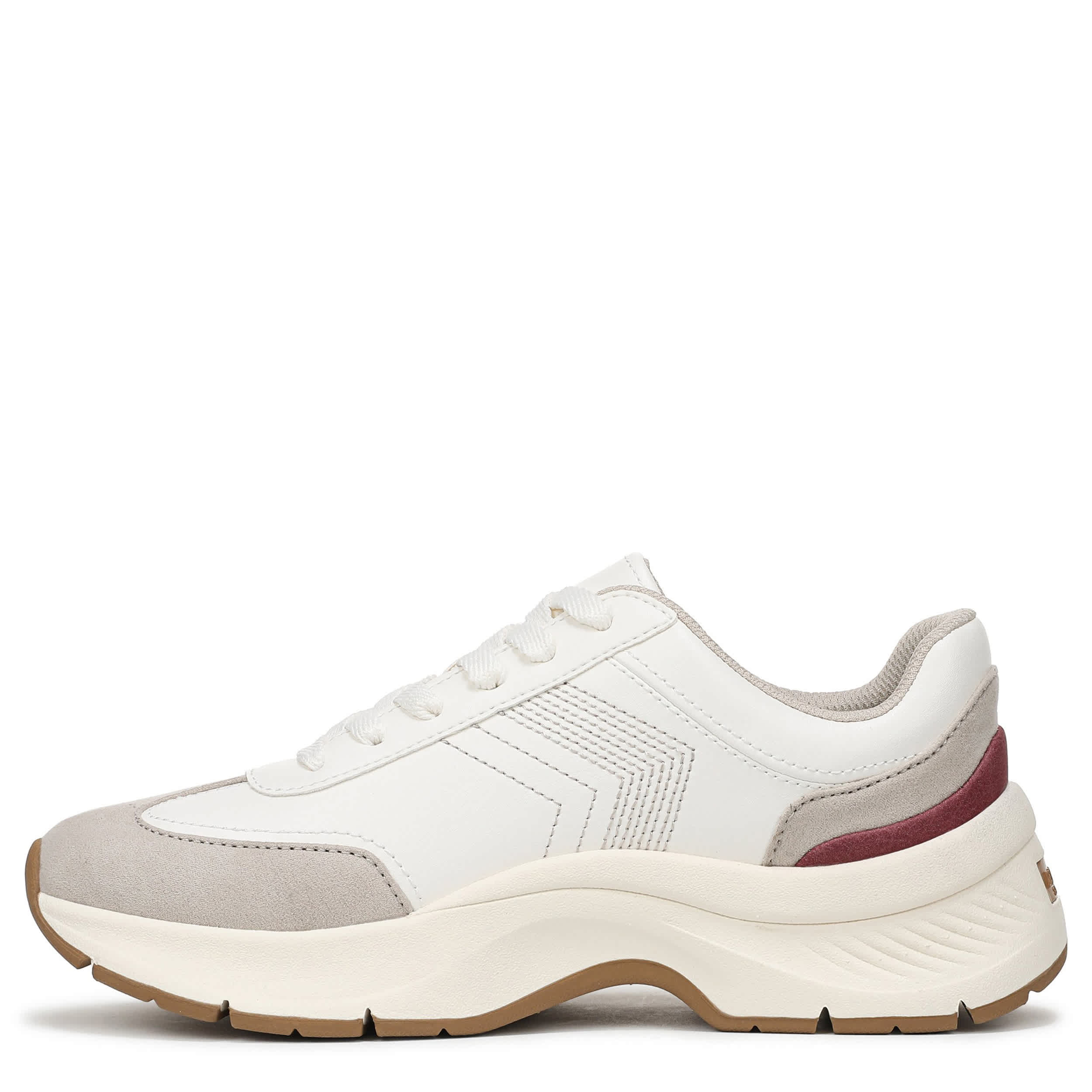 DR. SCHOLL'S-WOMENS WALK MODE SNEAKER-WHITE & GREY