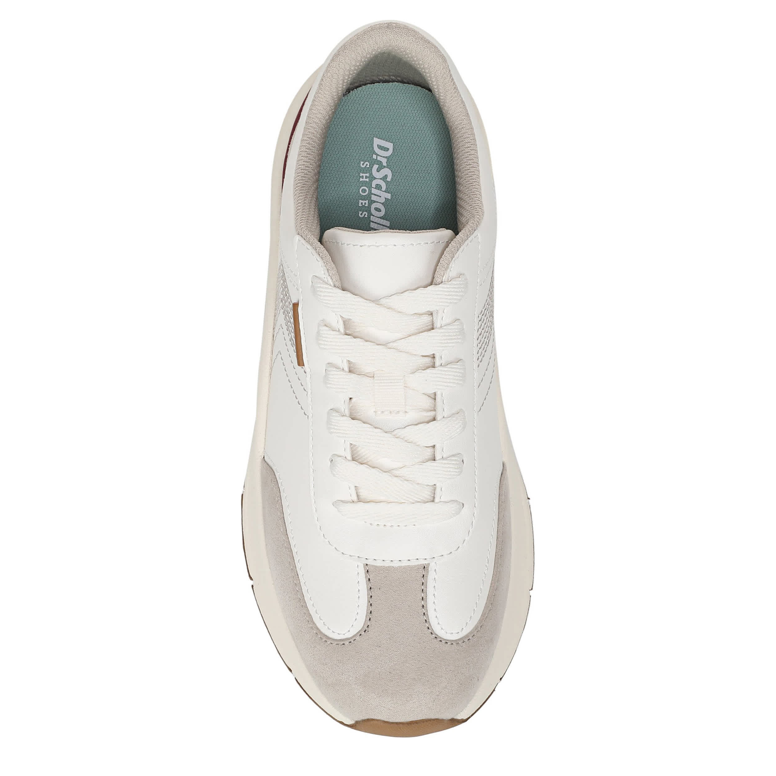 DR. SCHOLL'S-WOMENS WALK MODE SNEAKER-WHITE & GREY