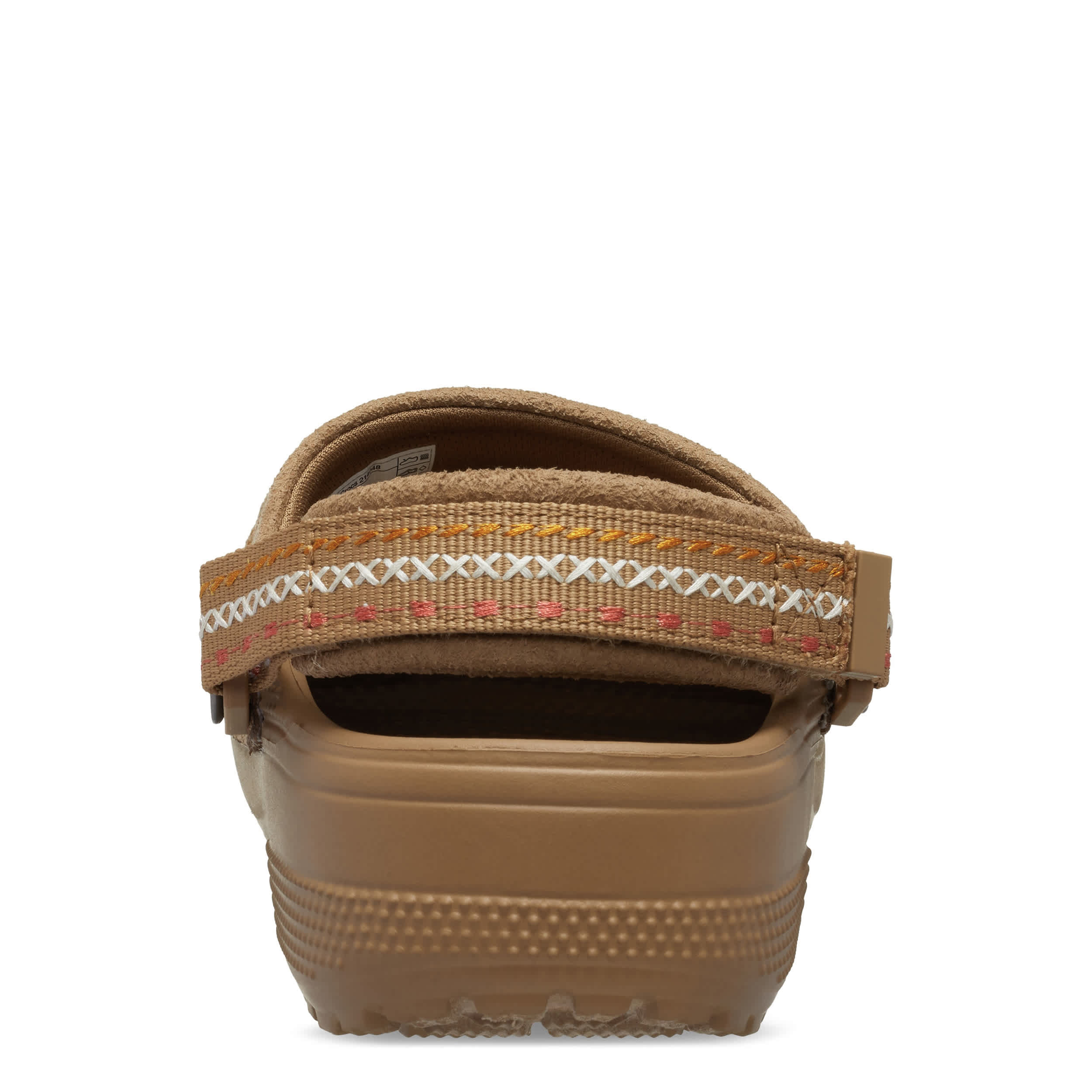 CROCS-UNISEX CRAFTED EMBROIDERED CLOG-BROWN & 