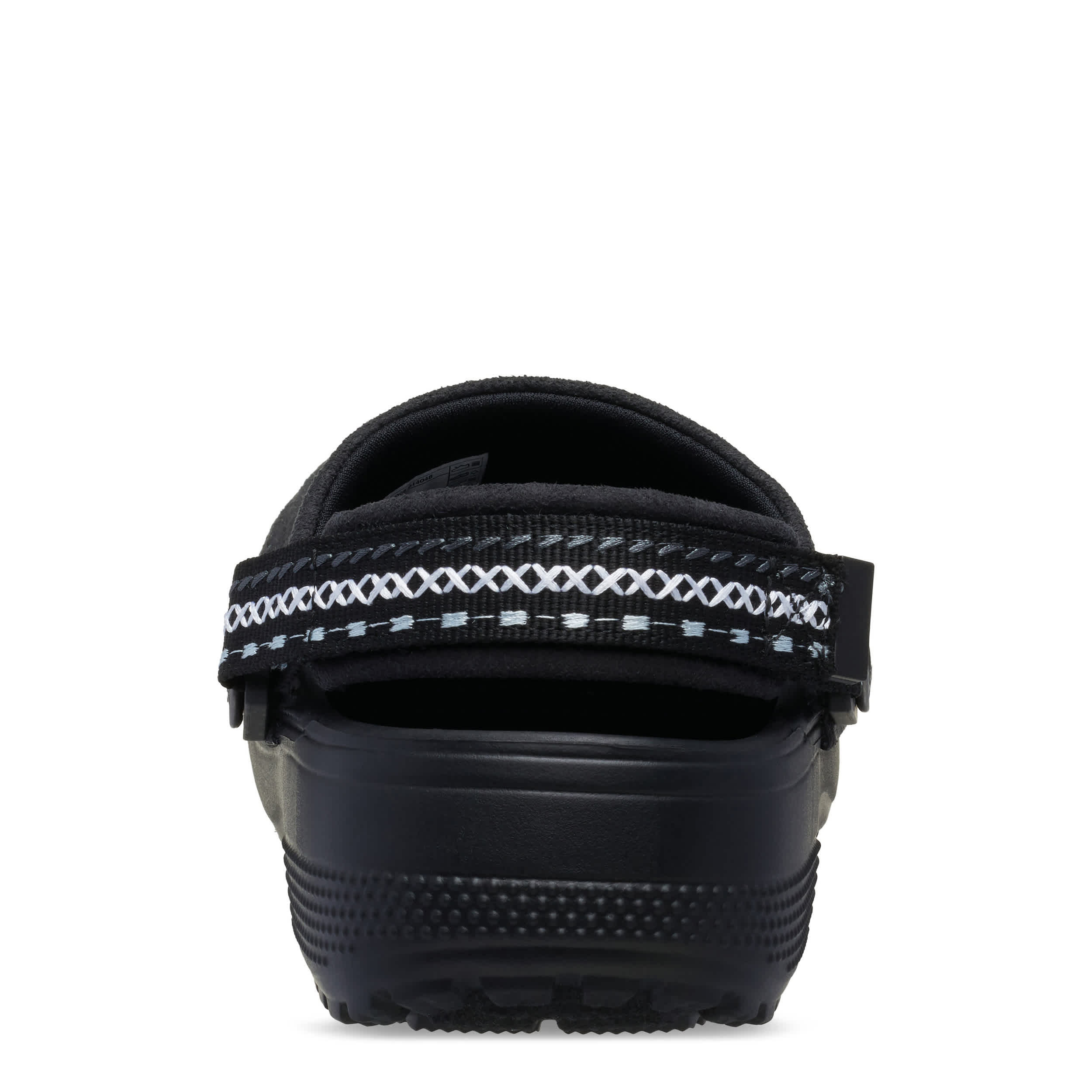 CROCS-UNISEX CRAFTED EMBROIDERED CLOG-BLACK & 