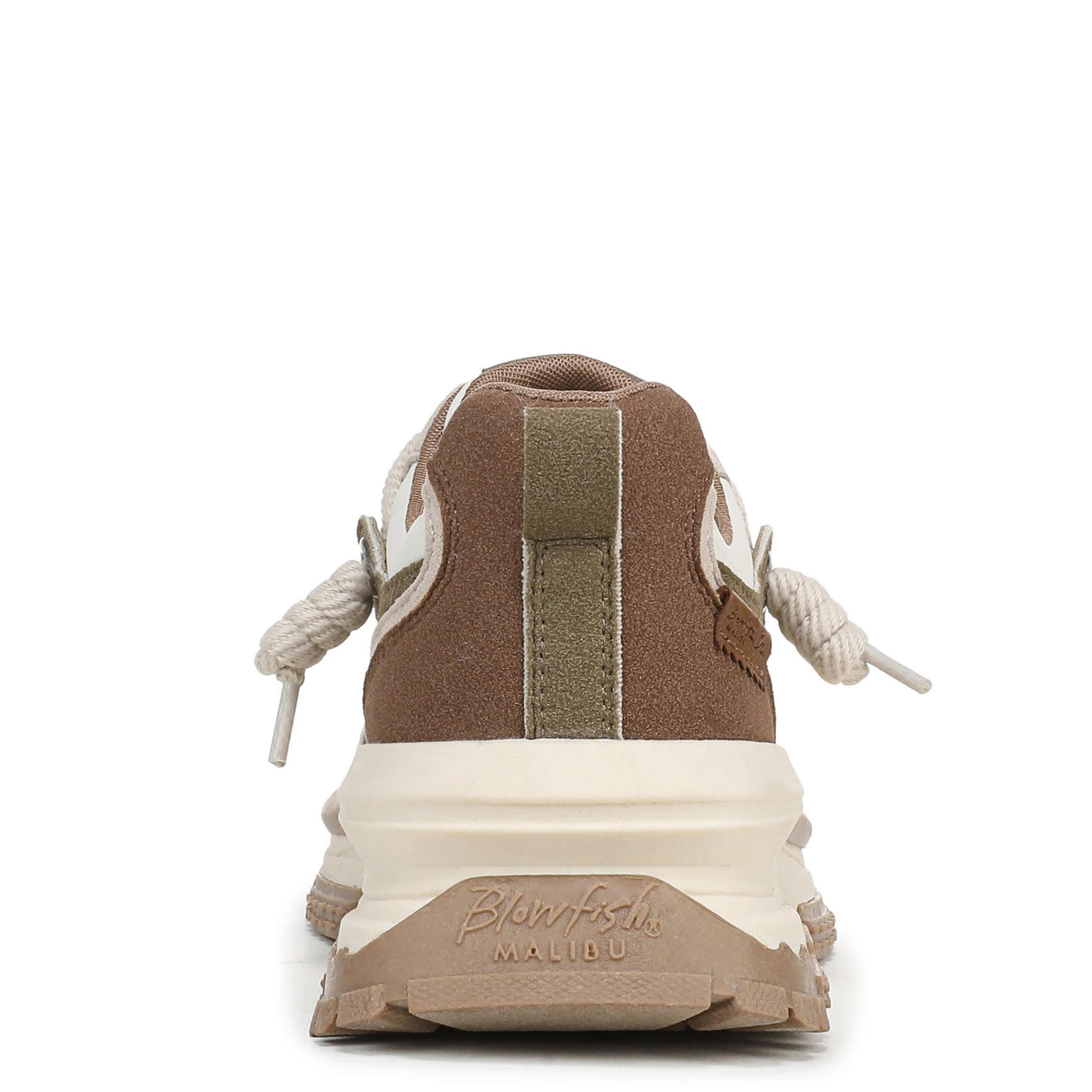 BLOWFISH MALIBU-WOMENS LEOTINA SLIP ON SNEAKER-OLIVE & SAND
