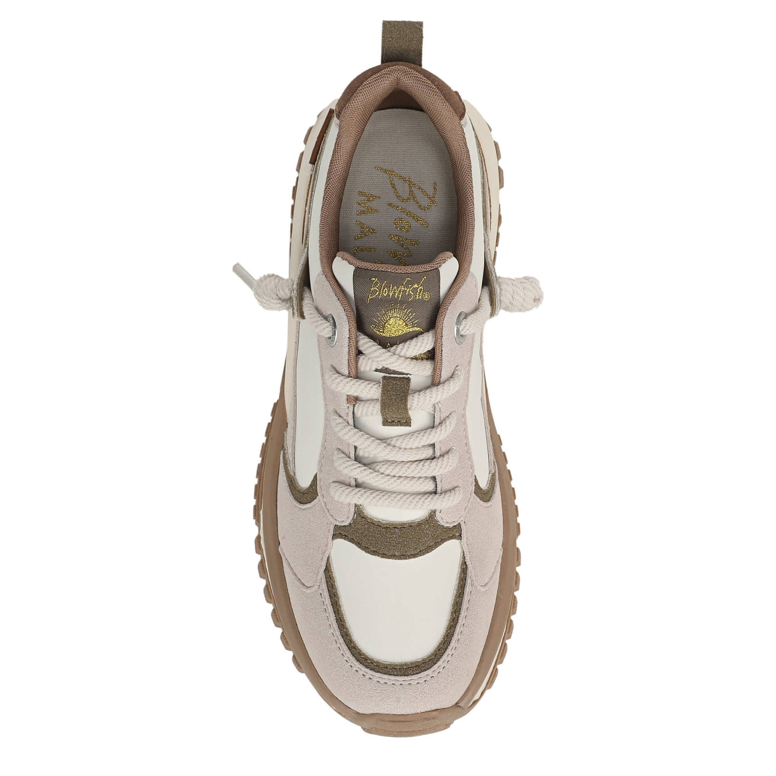 BLOWFISH MALIBU-WOMENS LEOTINA SLIP ON SNEAKER-OLIVE & SAND
