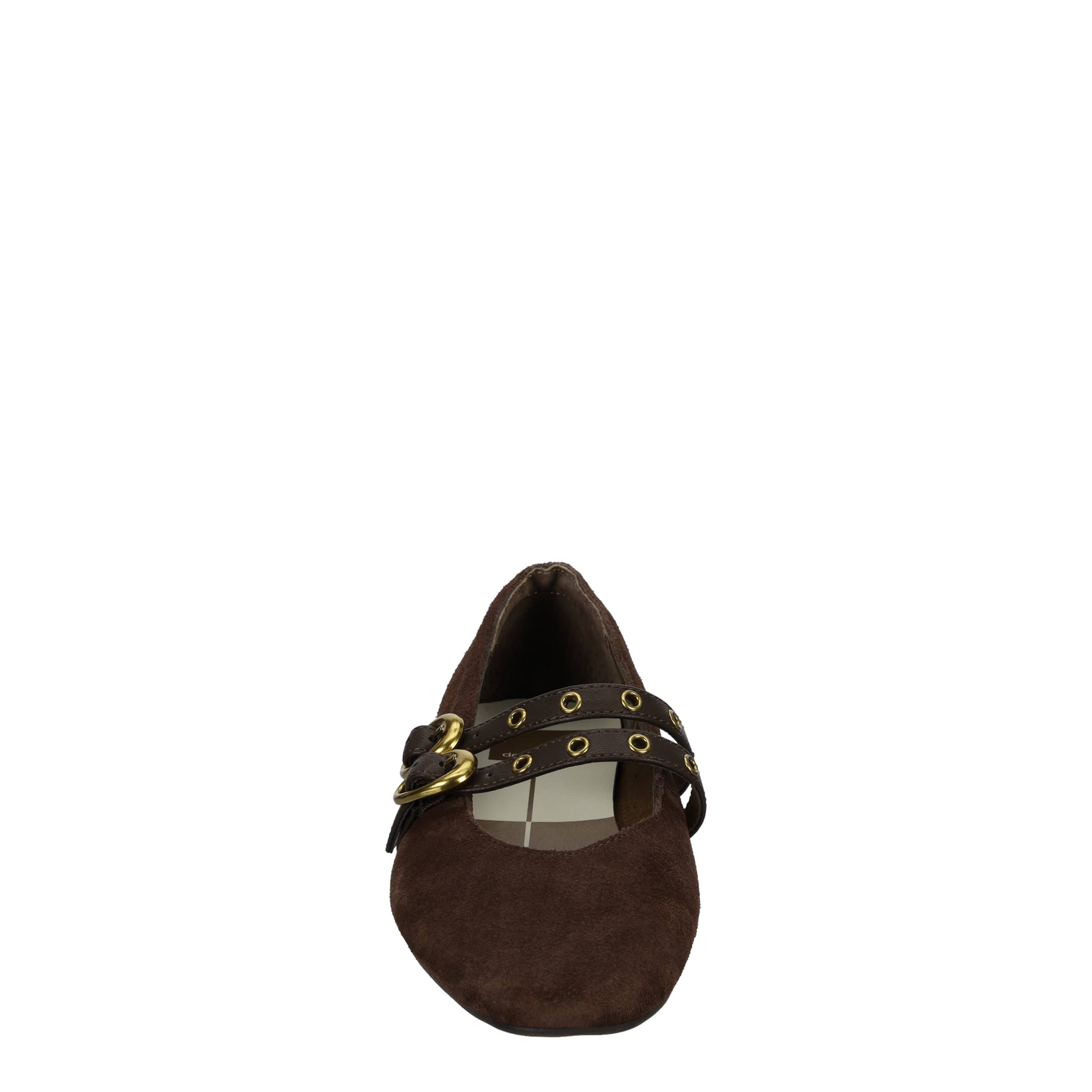 DOLCE VITA-WOMENS AMALIE GROMMET FLAT-CHOCOLATE & 