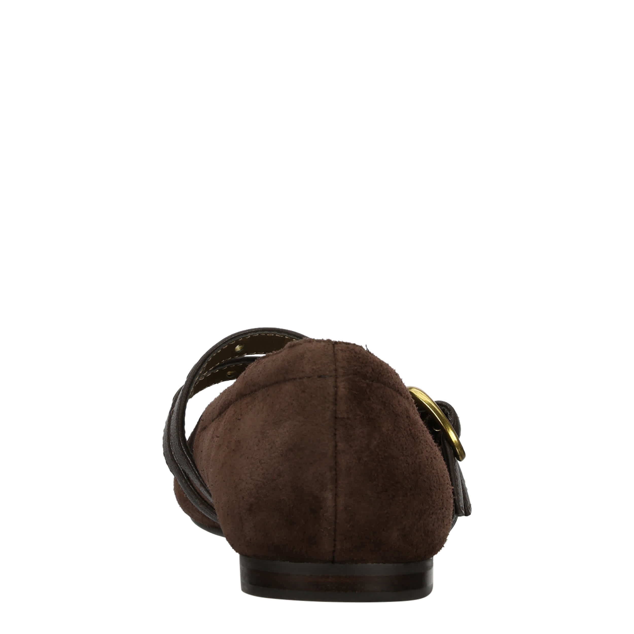 DOLCE VITA-WOMENS AMALIE GROMMET FLAT-CHOCOLATE & 