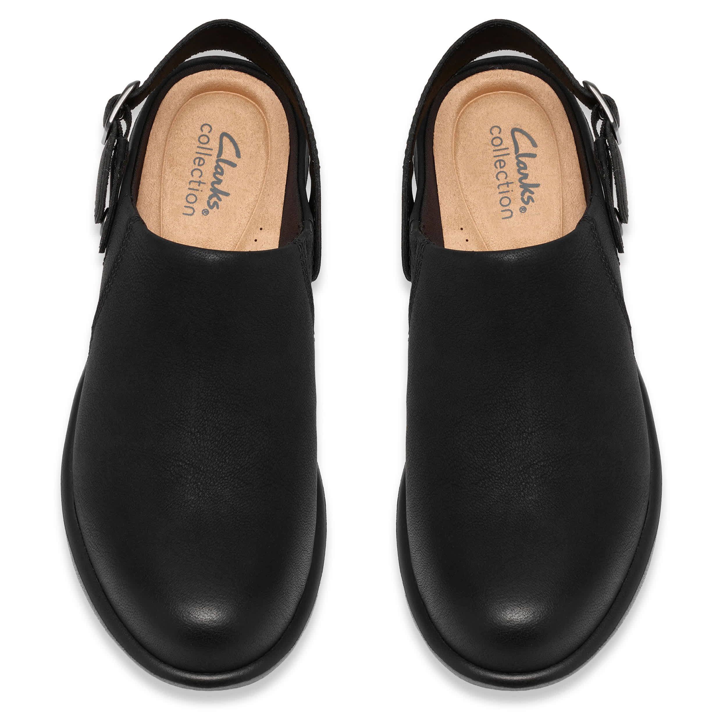 CLARKS-WOMENS KYNNZIE CLOG-BLACK & 