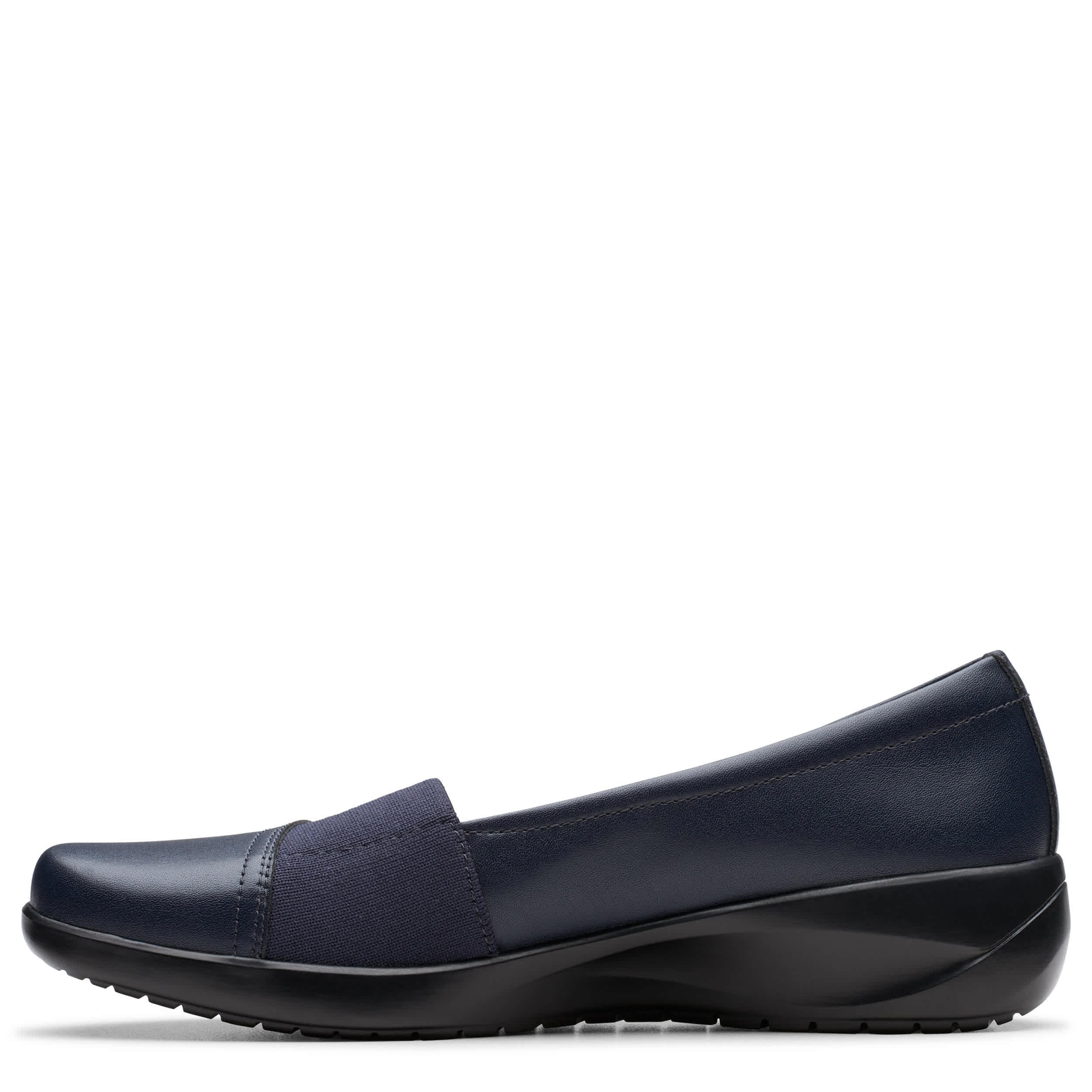 CLARKS-WOMENS KAETLYN RHEA LOAFER-NAVY & 
