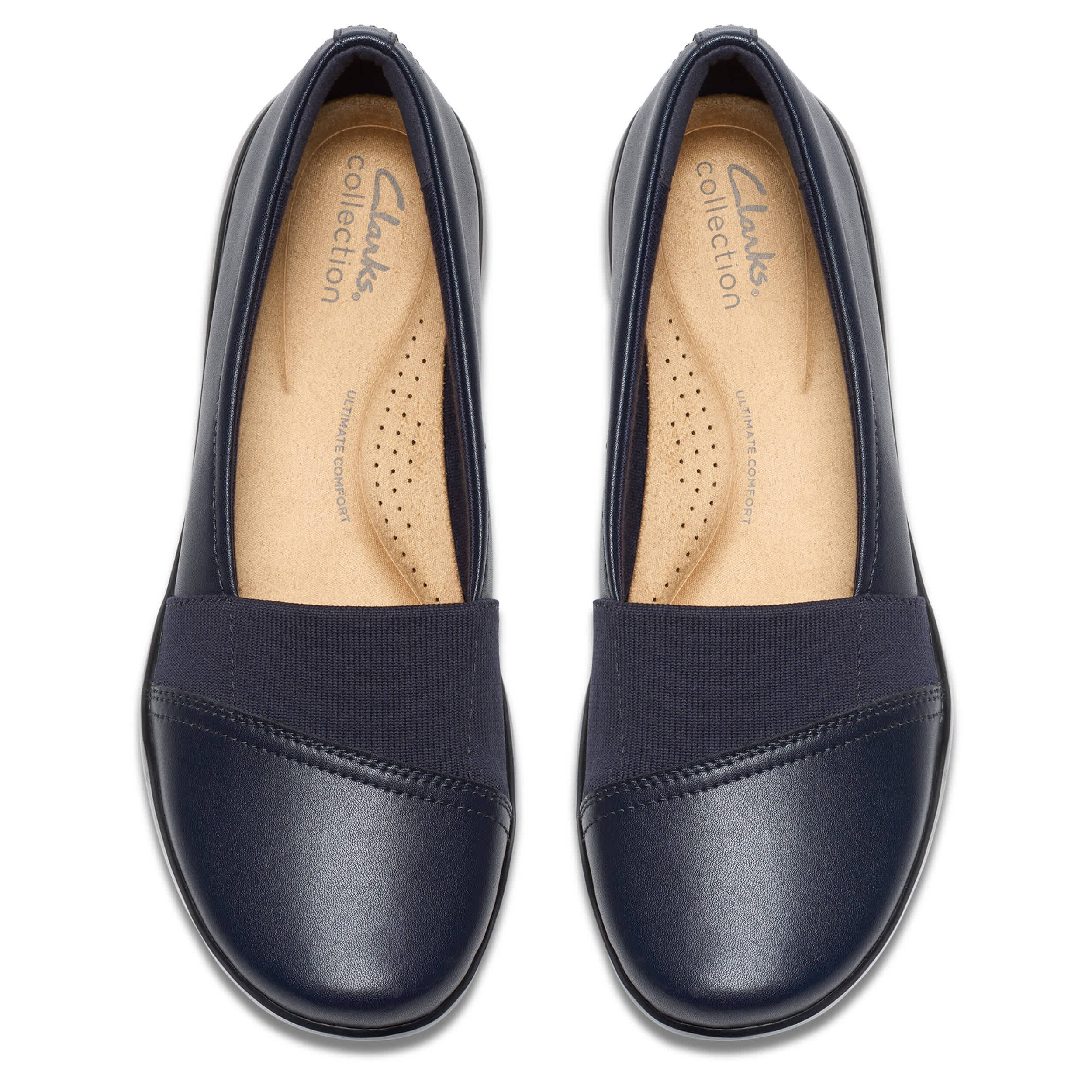 CLARKS-WOMENS KAETLYN RHEA LOAFER-NAVY & 