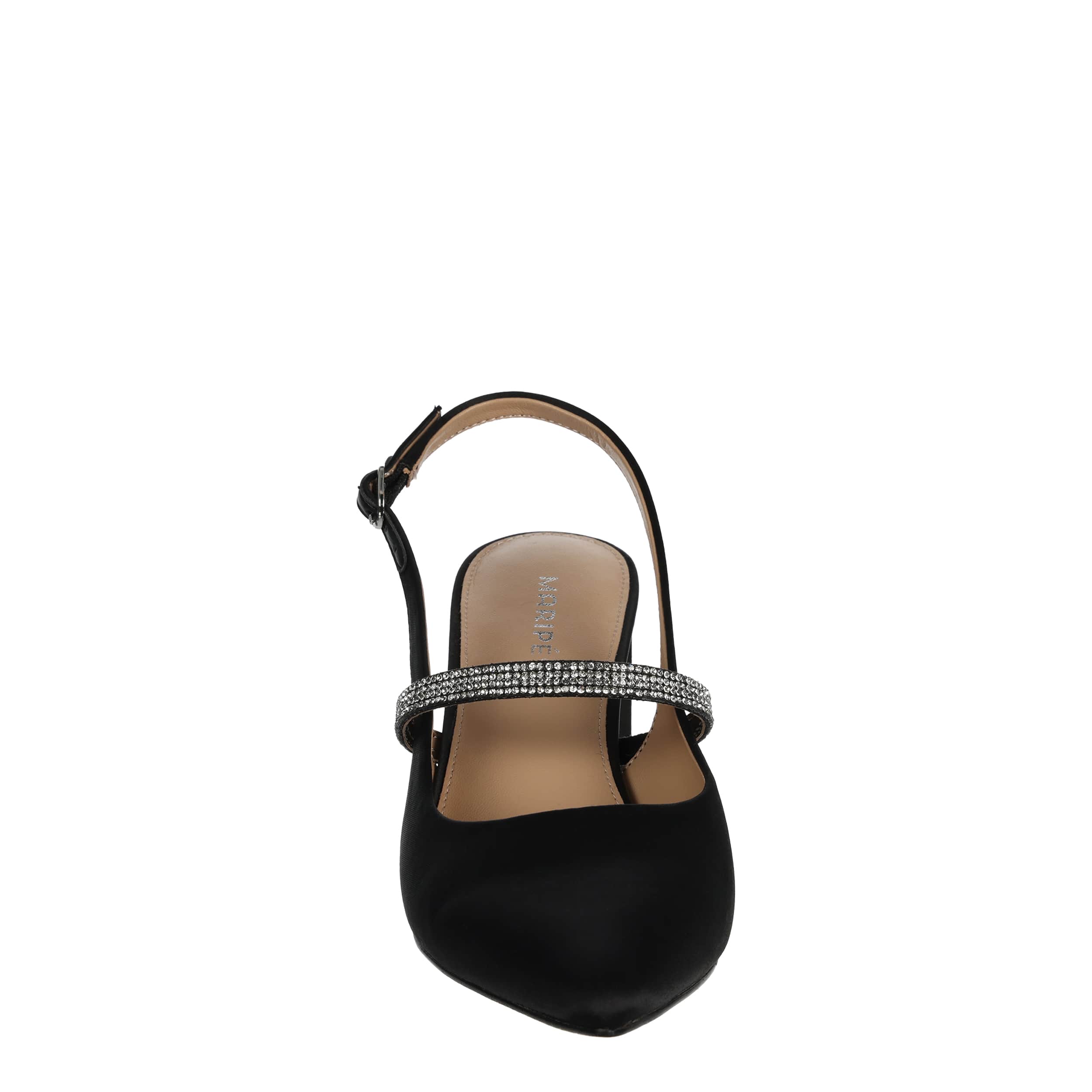 MARIPE-WOMENS BECKA PUMP-BLACK & SILVER