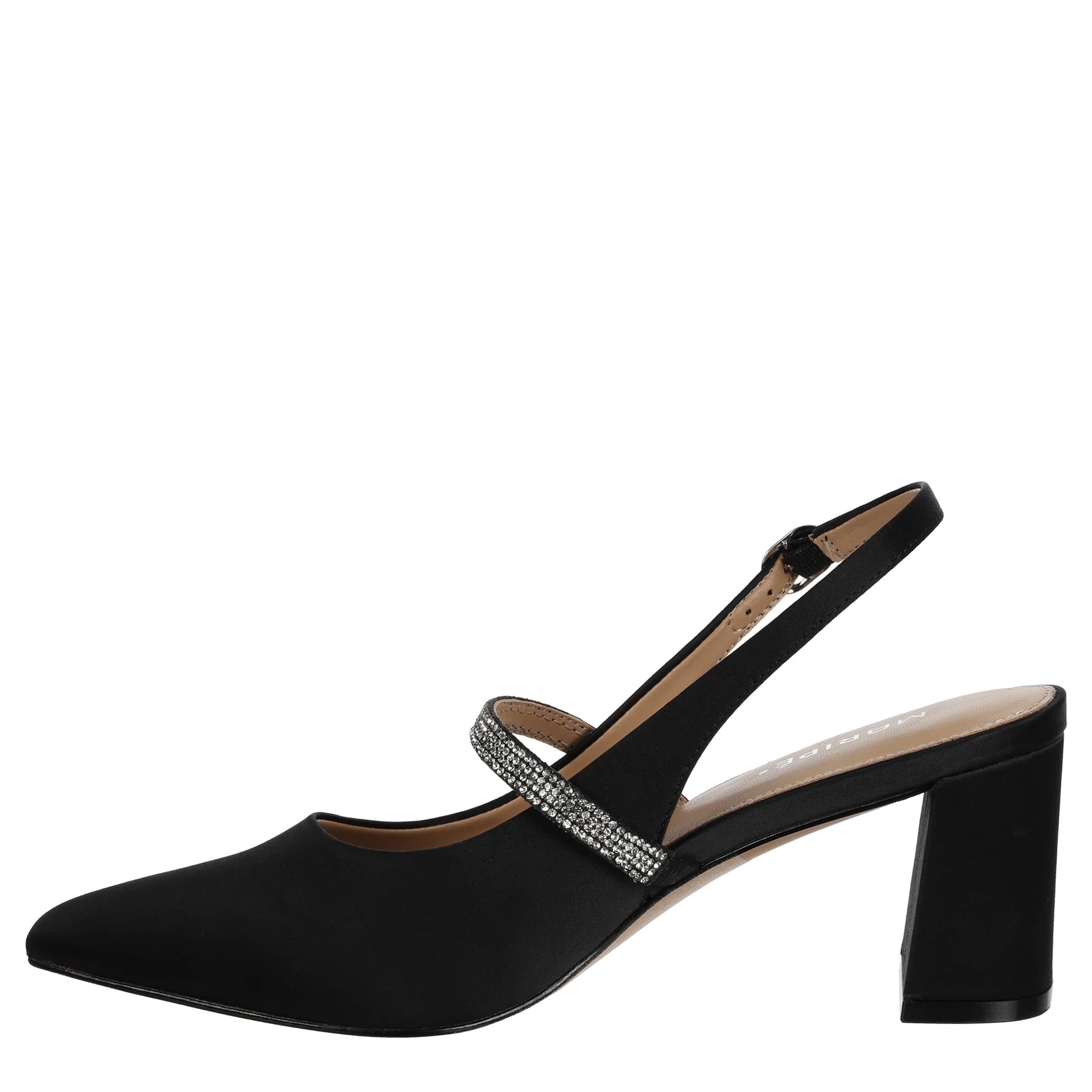 MARIPE-WOMENS BECKA PUMP-BLACK & SILVER