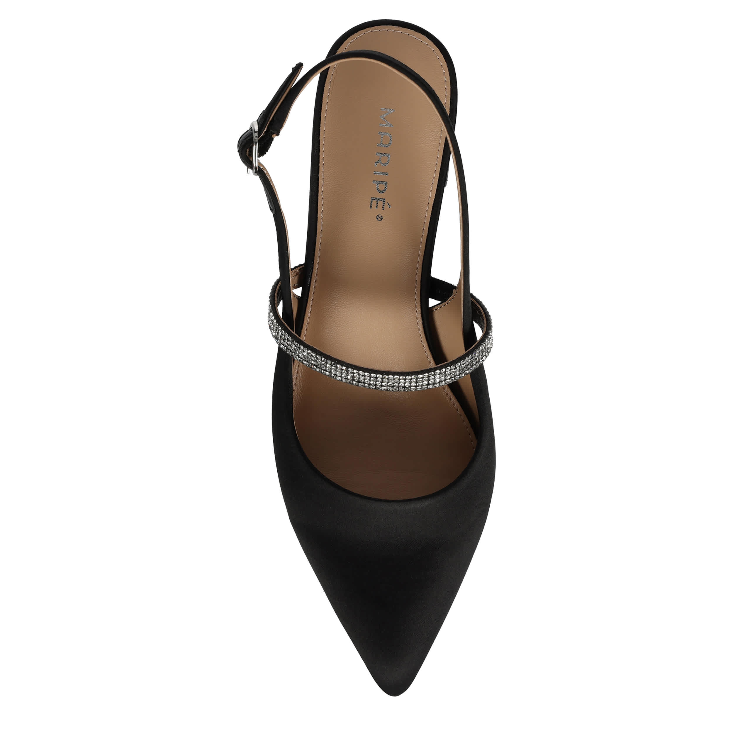 MARIPE-WOMENS BECKA PUMP-BLACK & SILVER