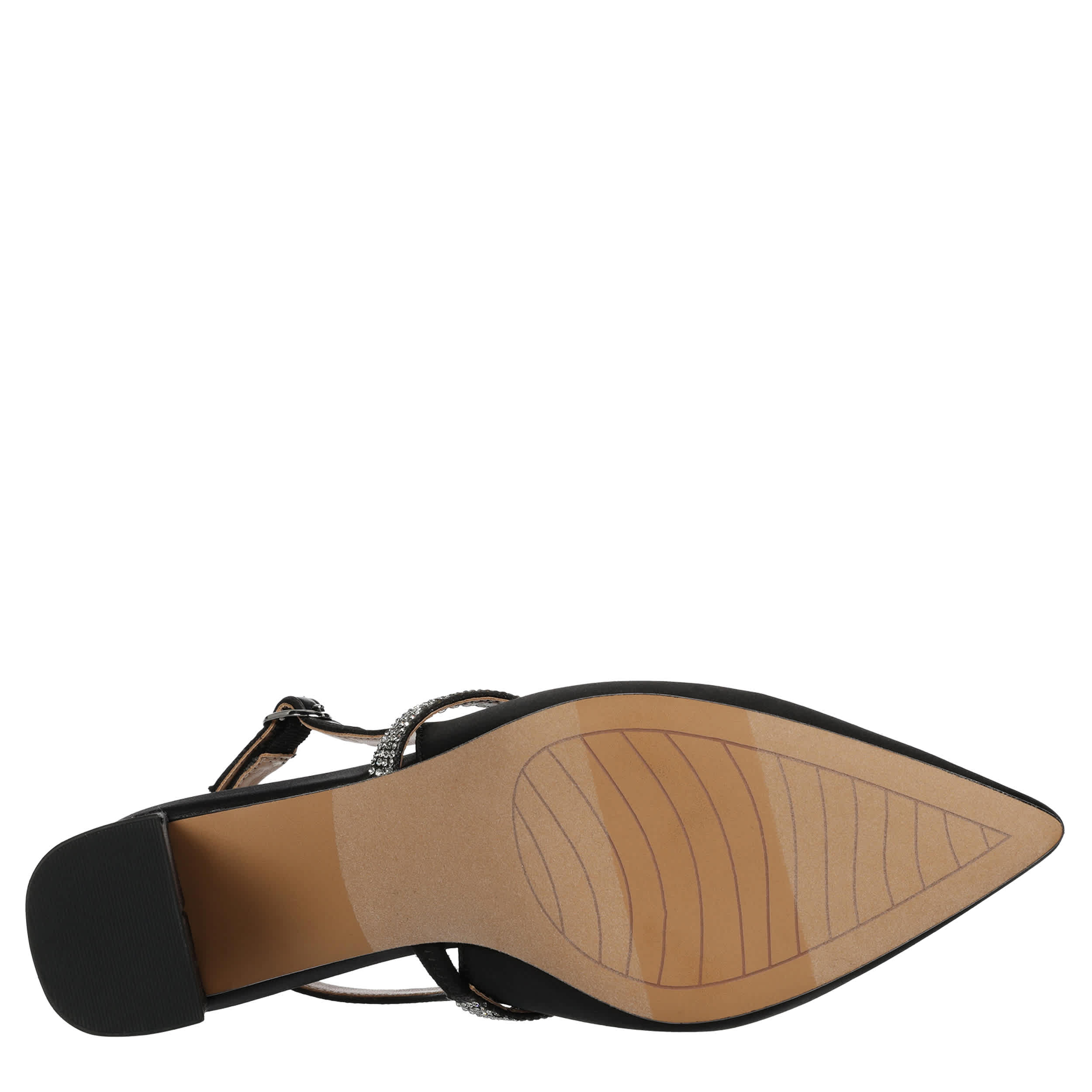 MARIPE-WOMENS BECKA PUMP-BLACK & SILVER