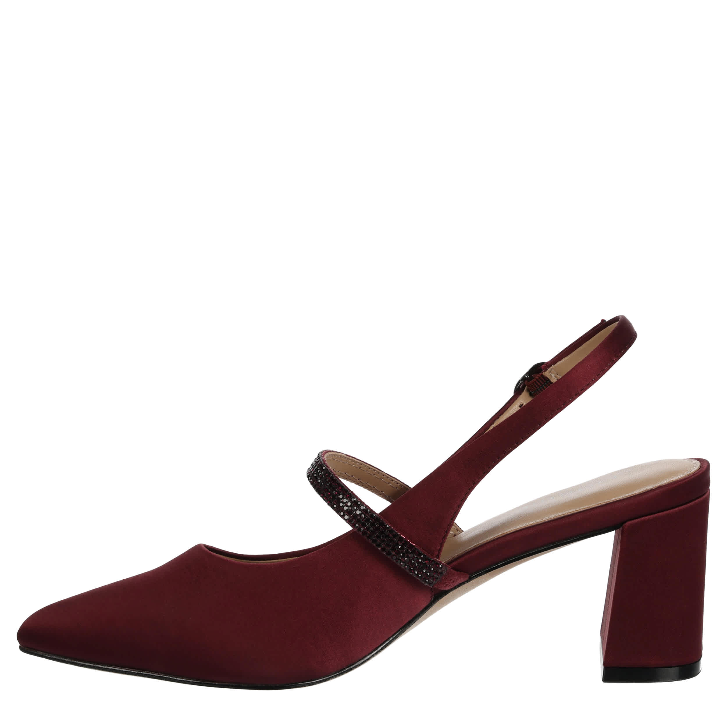 MARIPE-WOMENS BECKA PUMP-BURGUNDY & BURGUNDY